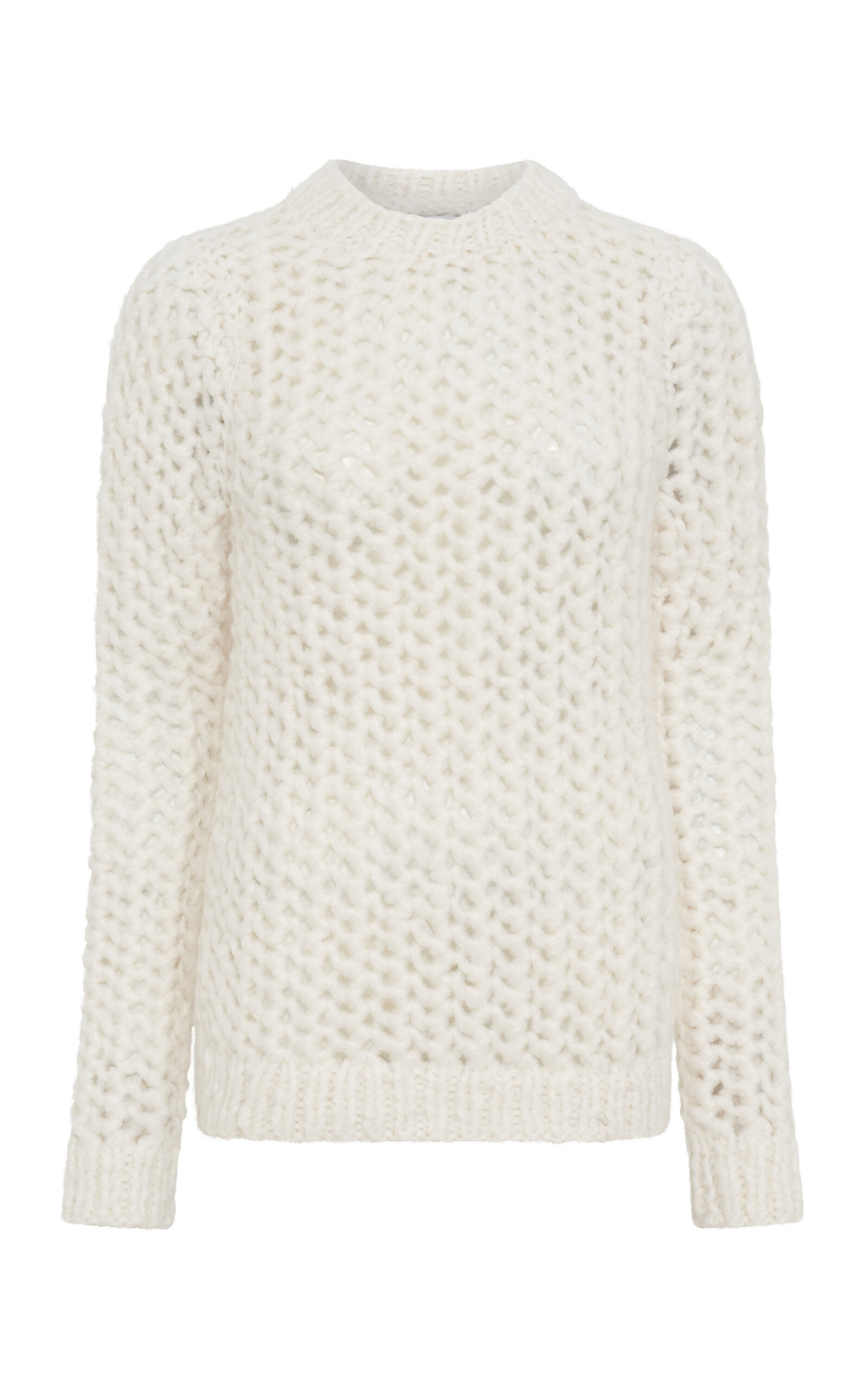 Gabriela Hearst Veralune Chunky Knit Cashmere Sweater In White