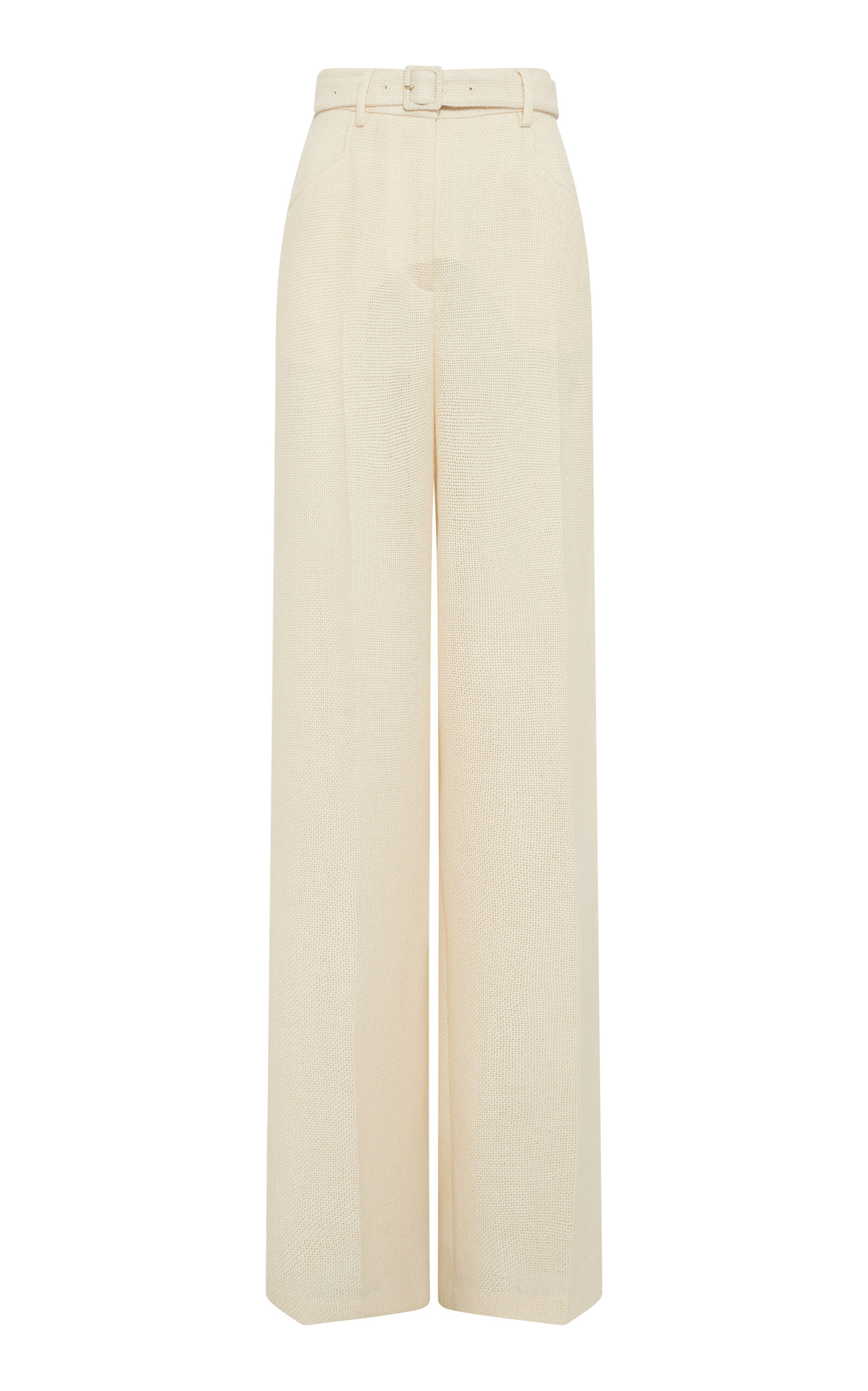 Gabriela Hearst Norman Alpaca Wool Straight-leg Pants In Neutral