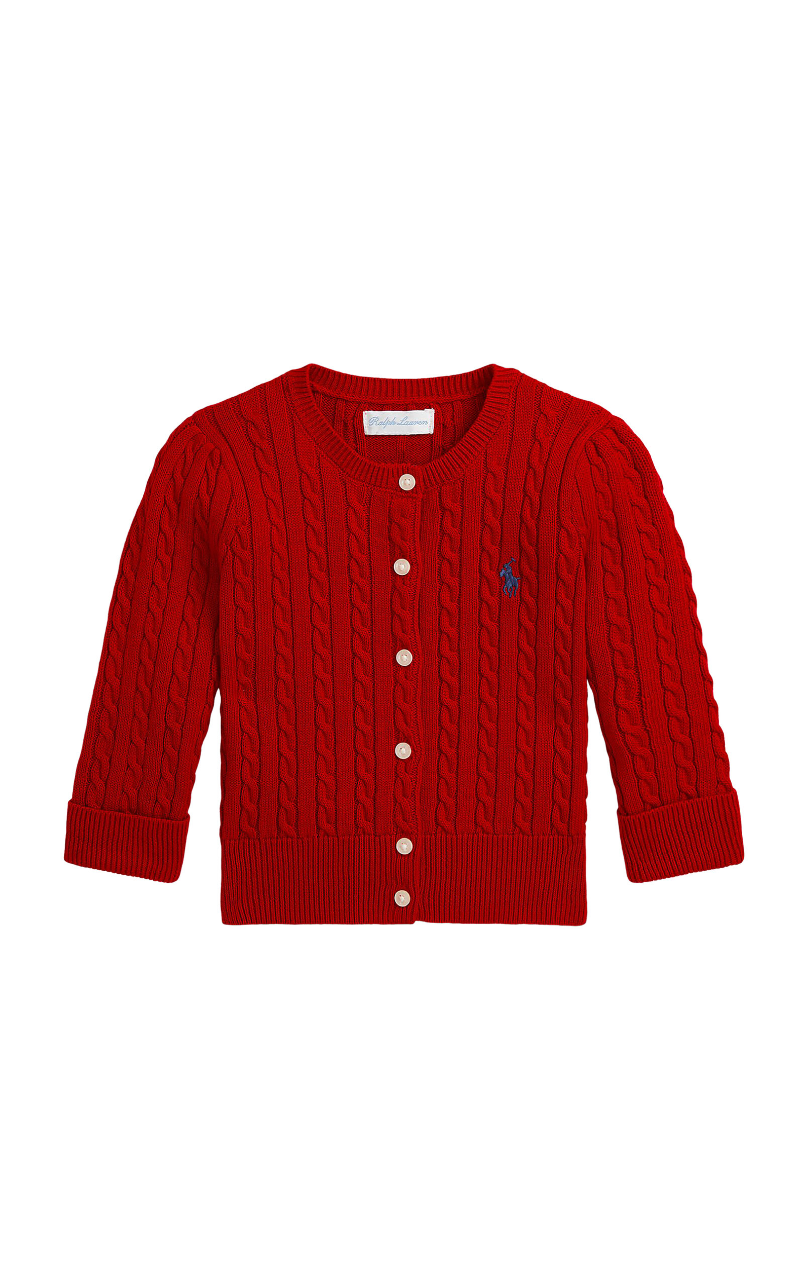 POLO RALPH LAUREN Baby Mini-Cable Cotton Cardigan