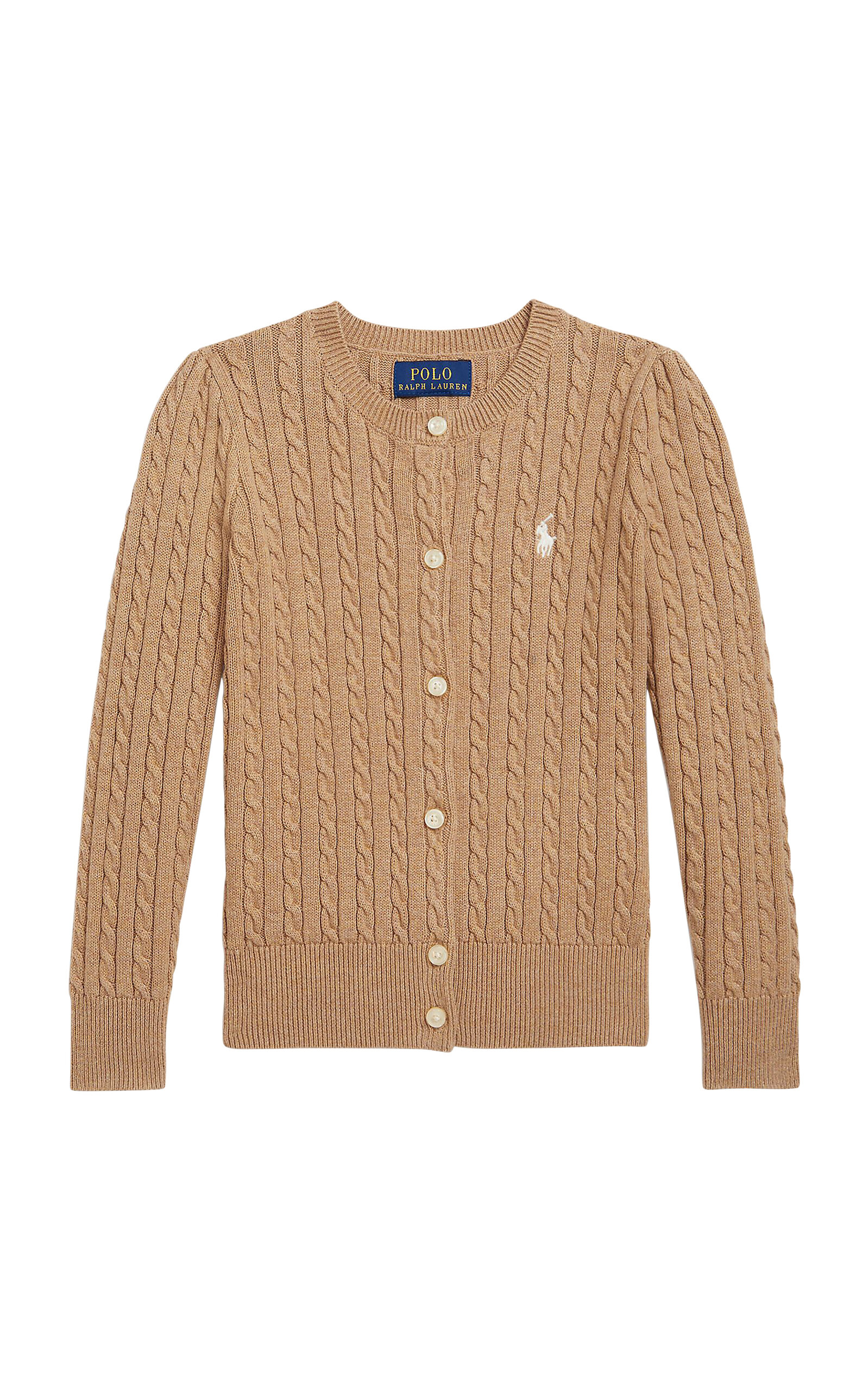 POLO RALPH LAUREN Kid's Mini-Cable Cotton Cardigan