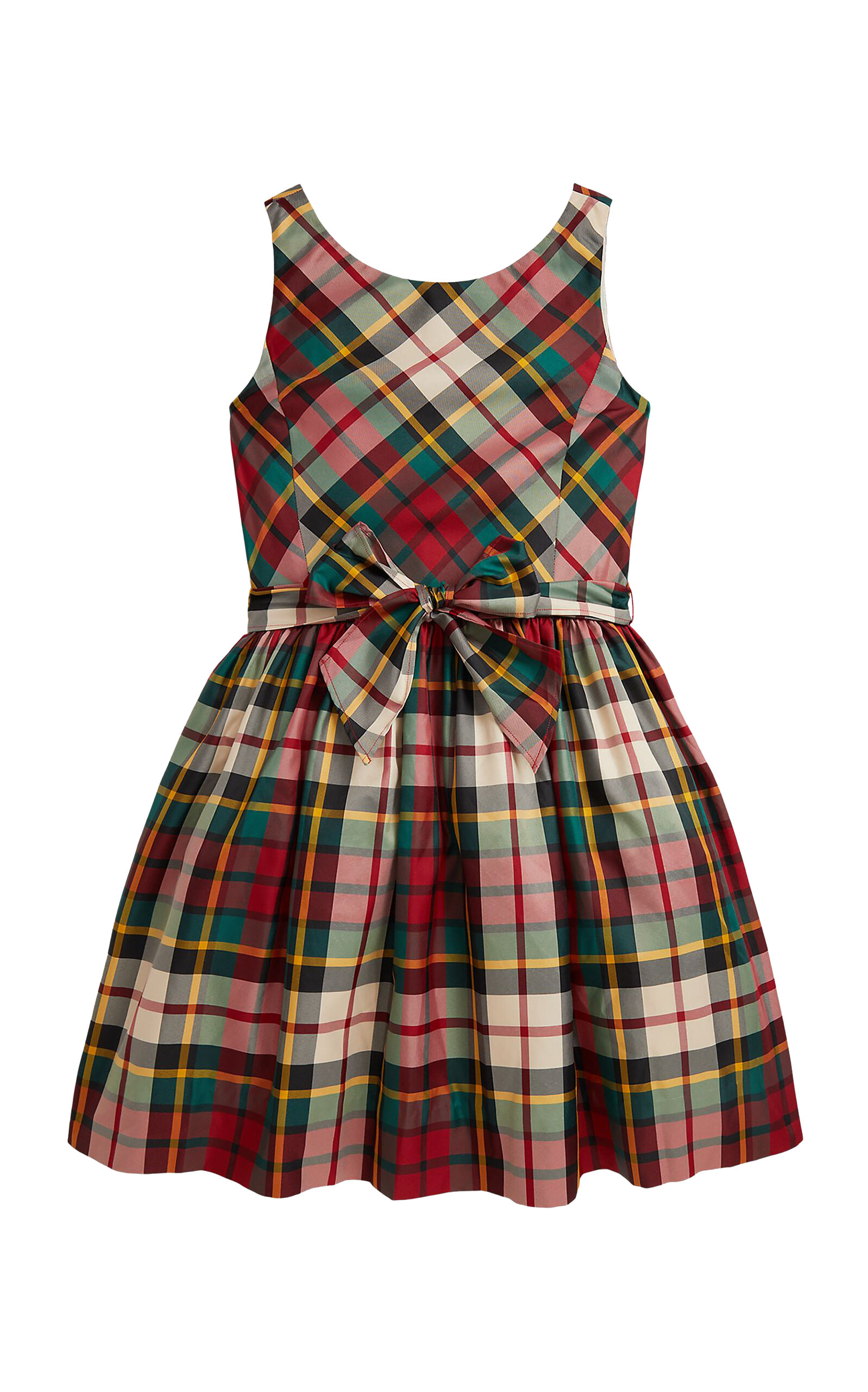 POLO RALPH LAUREN Big Girl Plaid Taffeta Dress