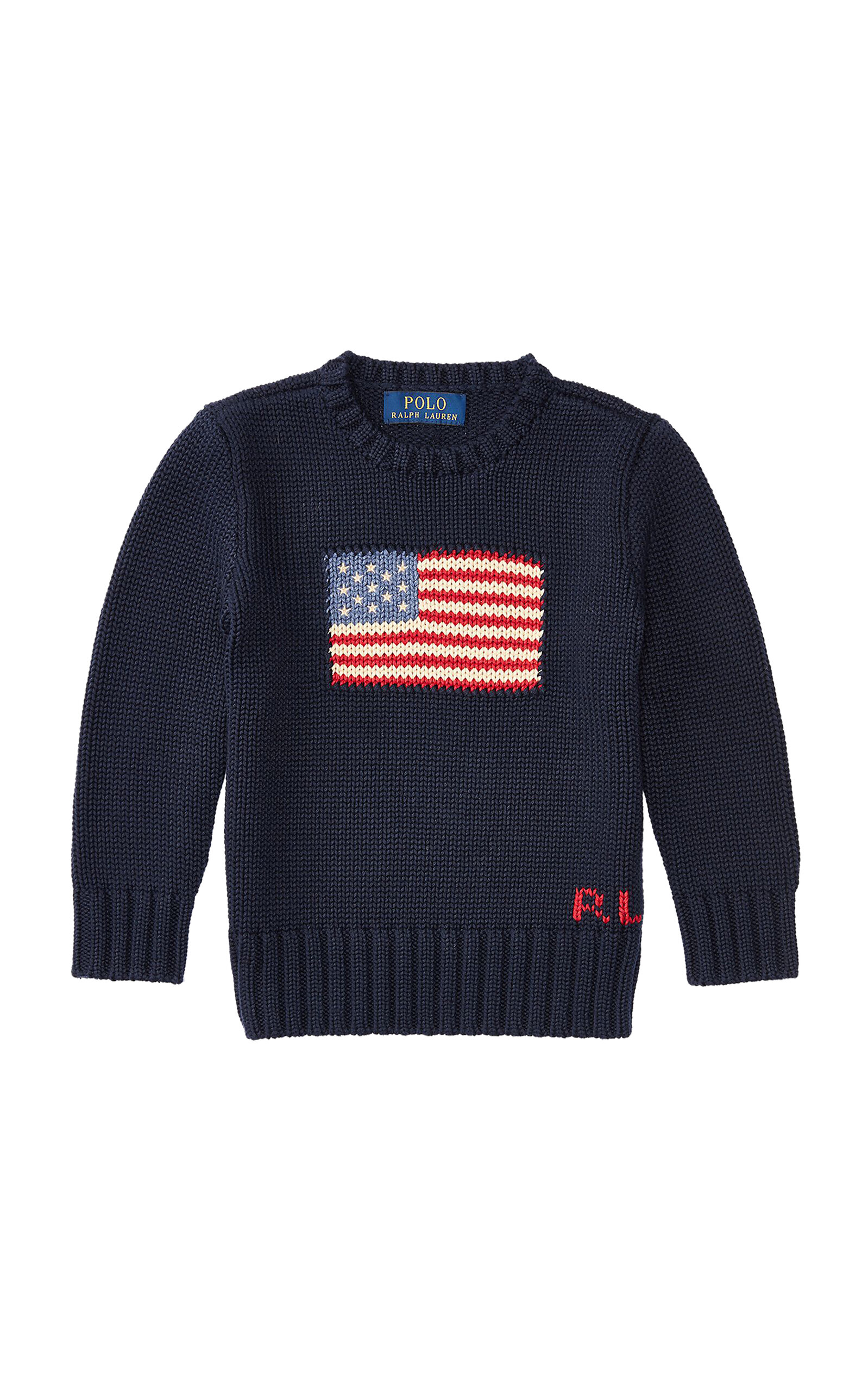 POLO RALPH LAUREN Little Boy The Iconic Flag Sweater