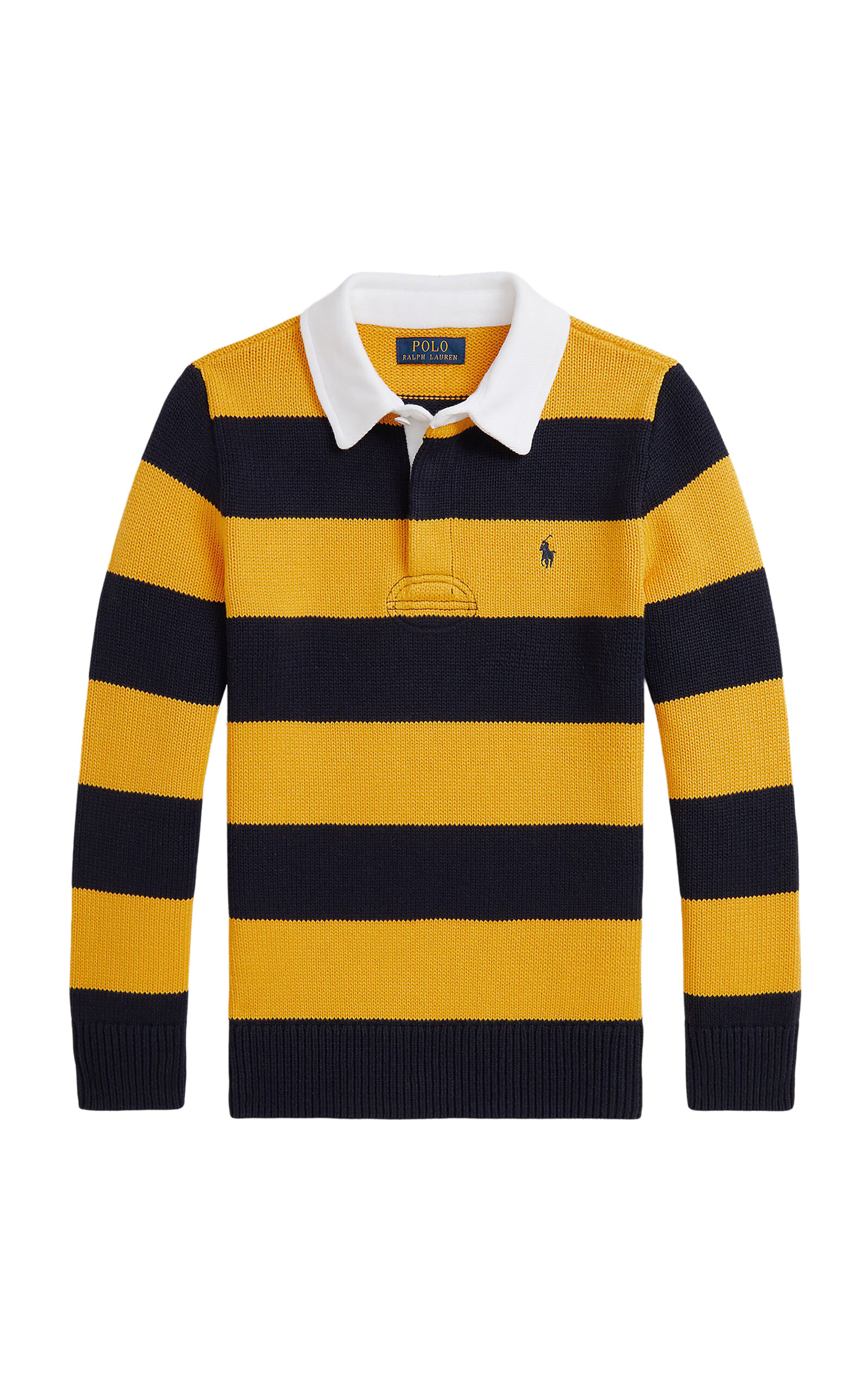 POLO RALPH LAUREN Kid's Striped Cotton Rugby Sweater