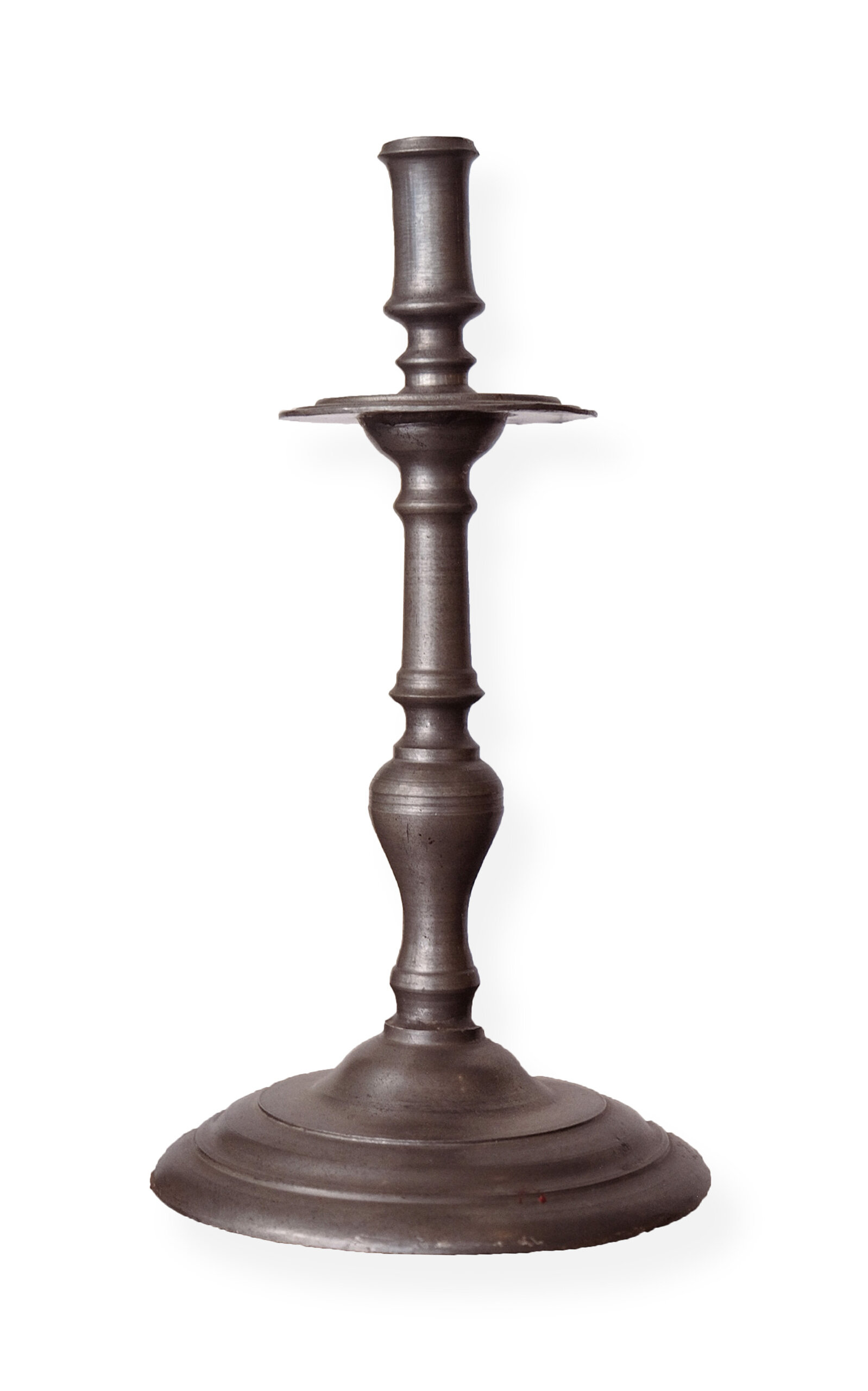 Galerie Was Pewter Candle Holder In Brown