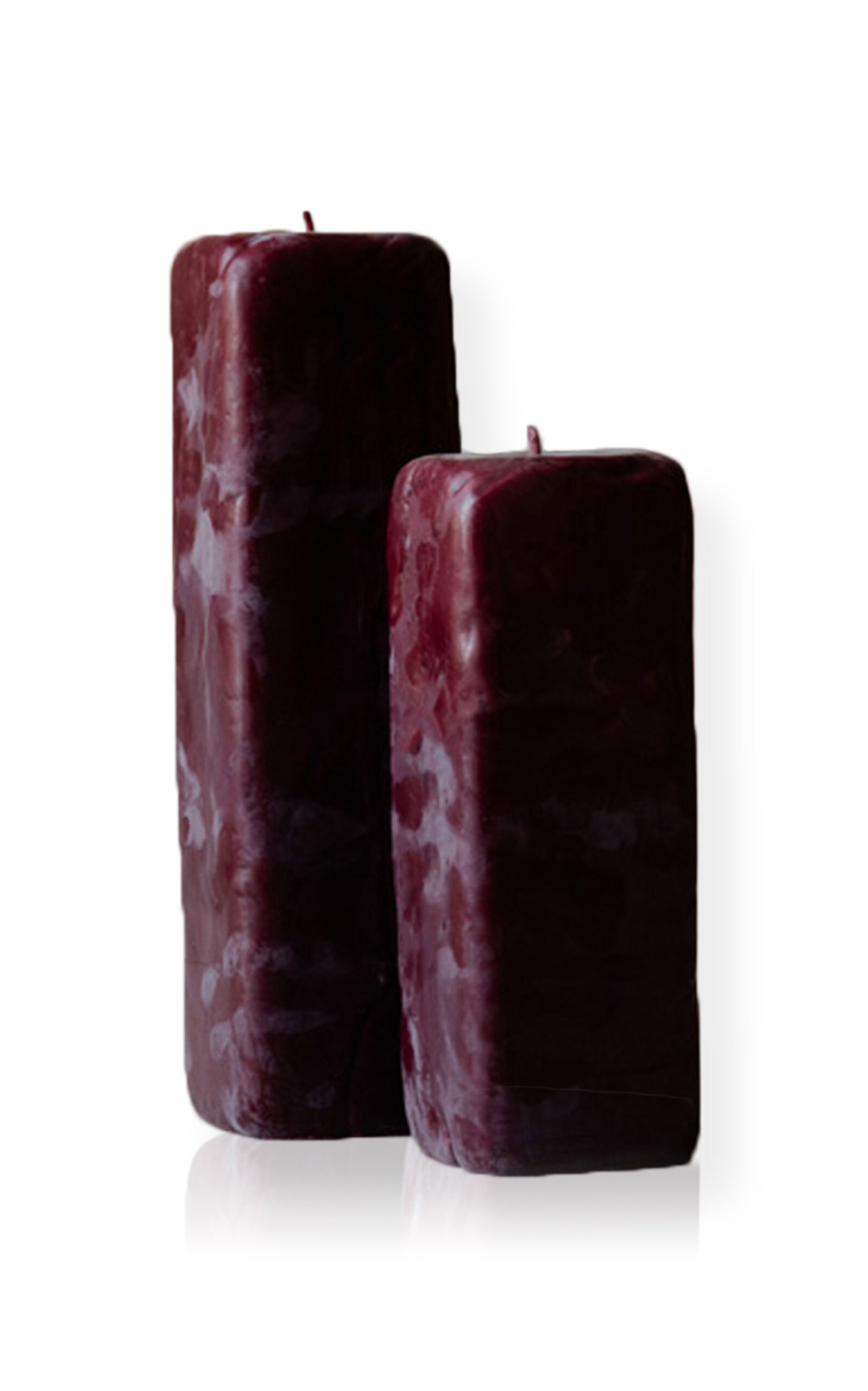 Galerie Was Kloz Sculptured Candle In Red