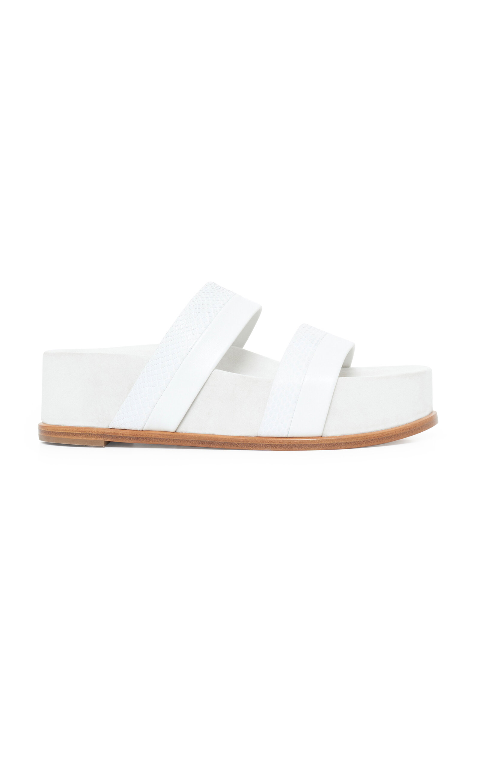 Gabriela Hearst Striker Sandal In White