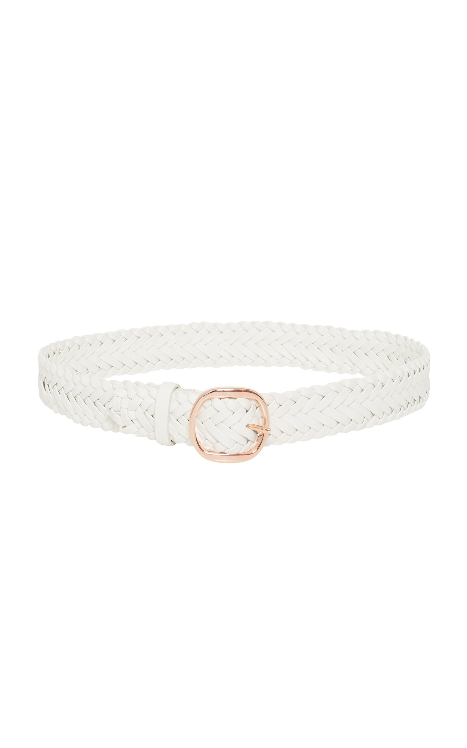 Gabriela Hearst Braided World Belt In White