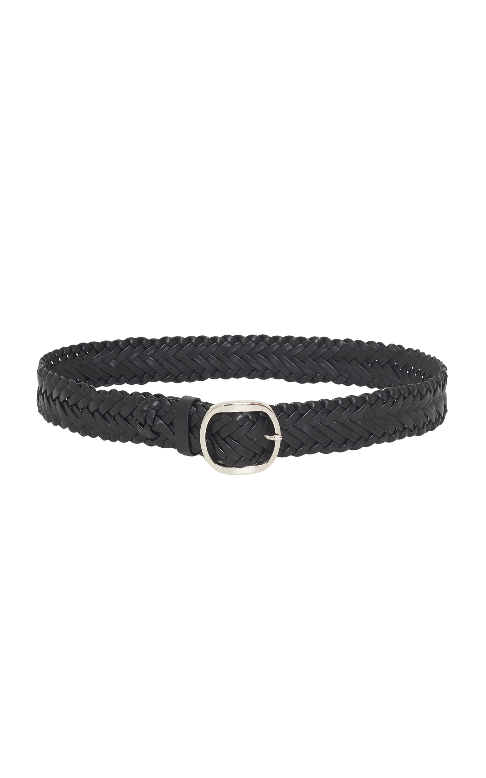 Gabriela Hearst Braided World Belt - Black