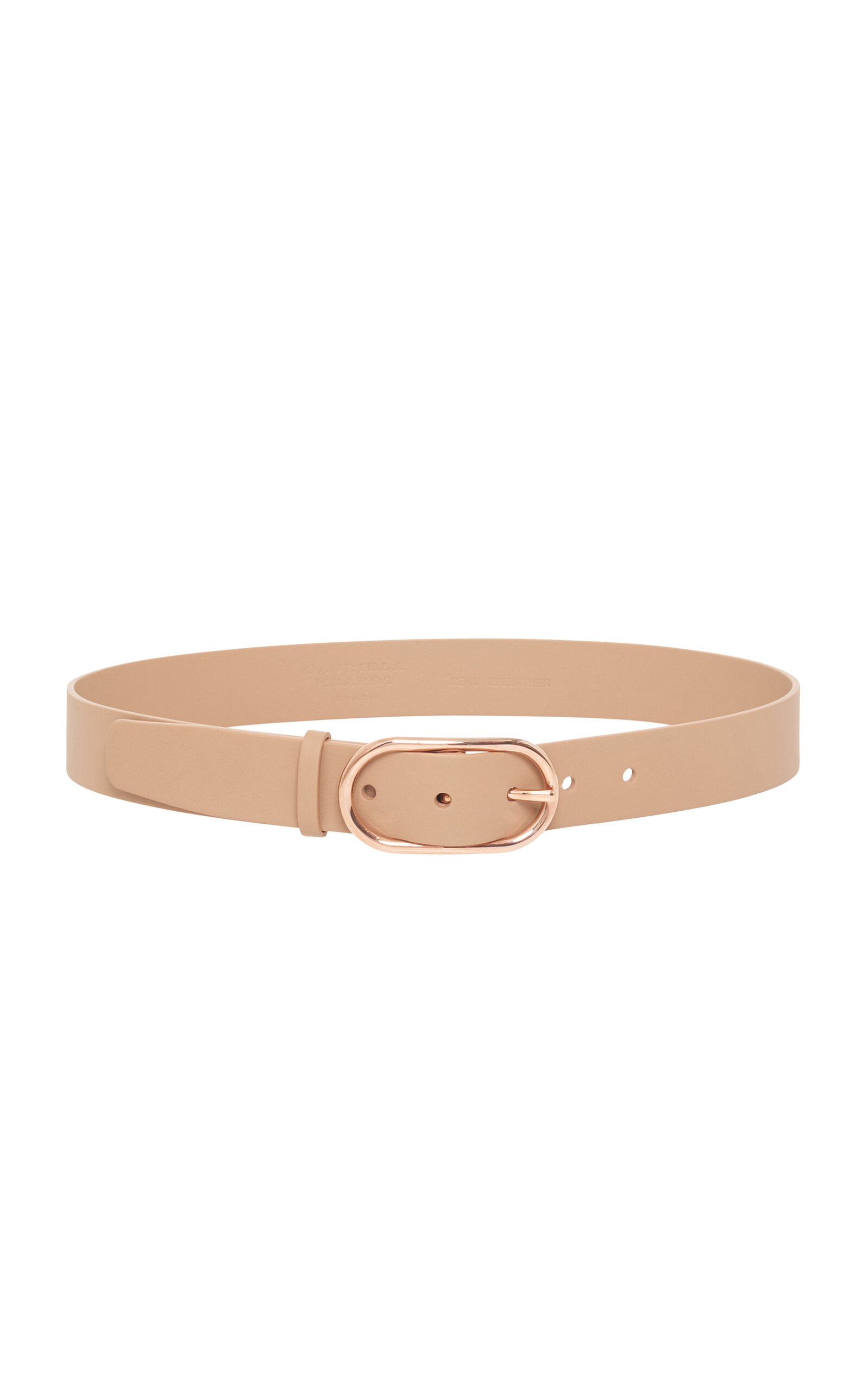 Gabriela Hearst Link Buckle Belt In Brown