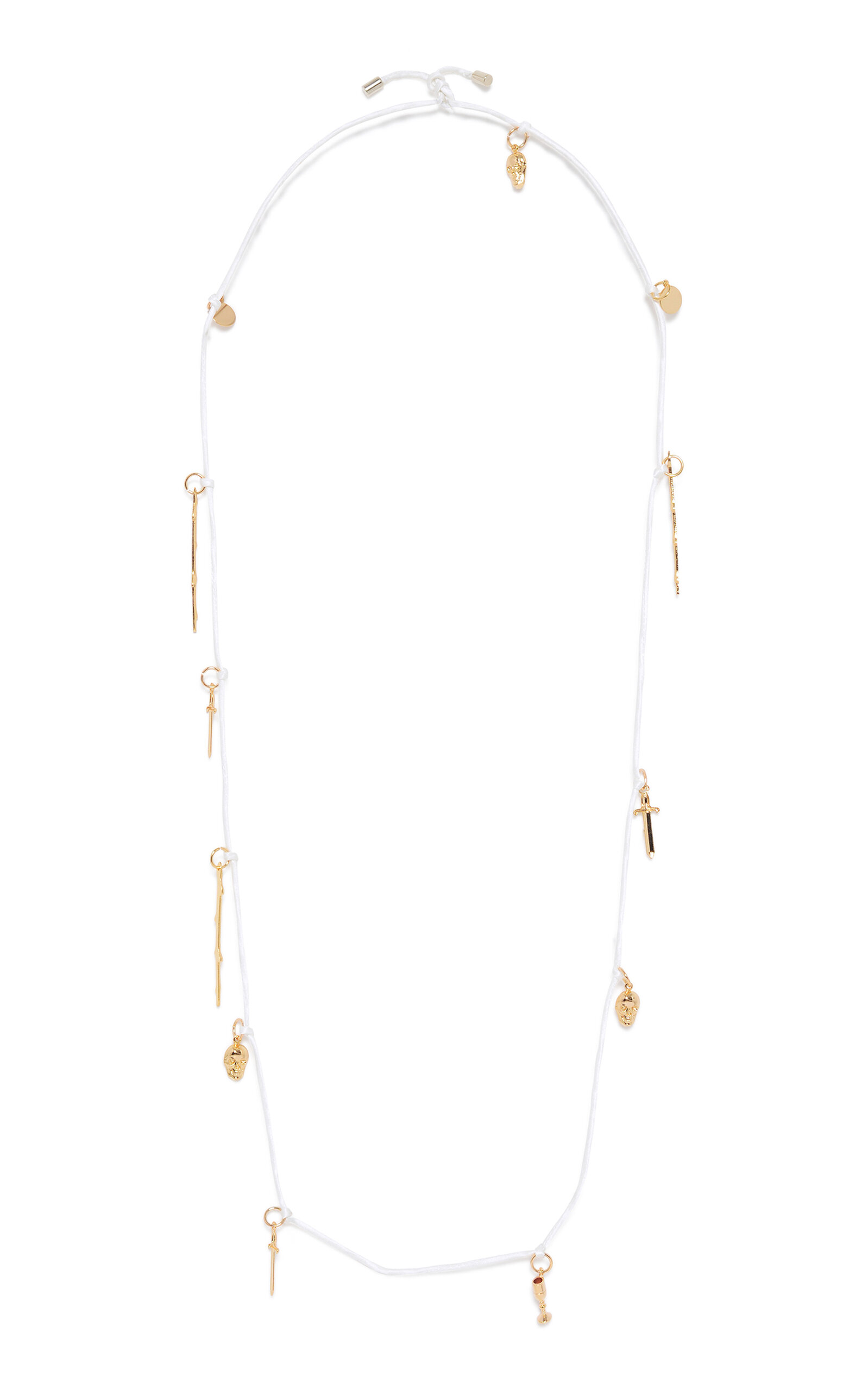 Gabriela Hearst Charm Necklace In White