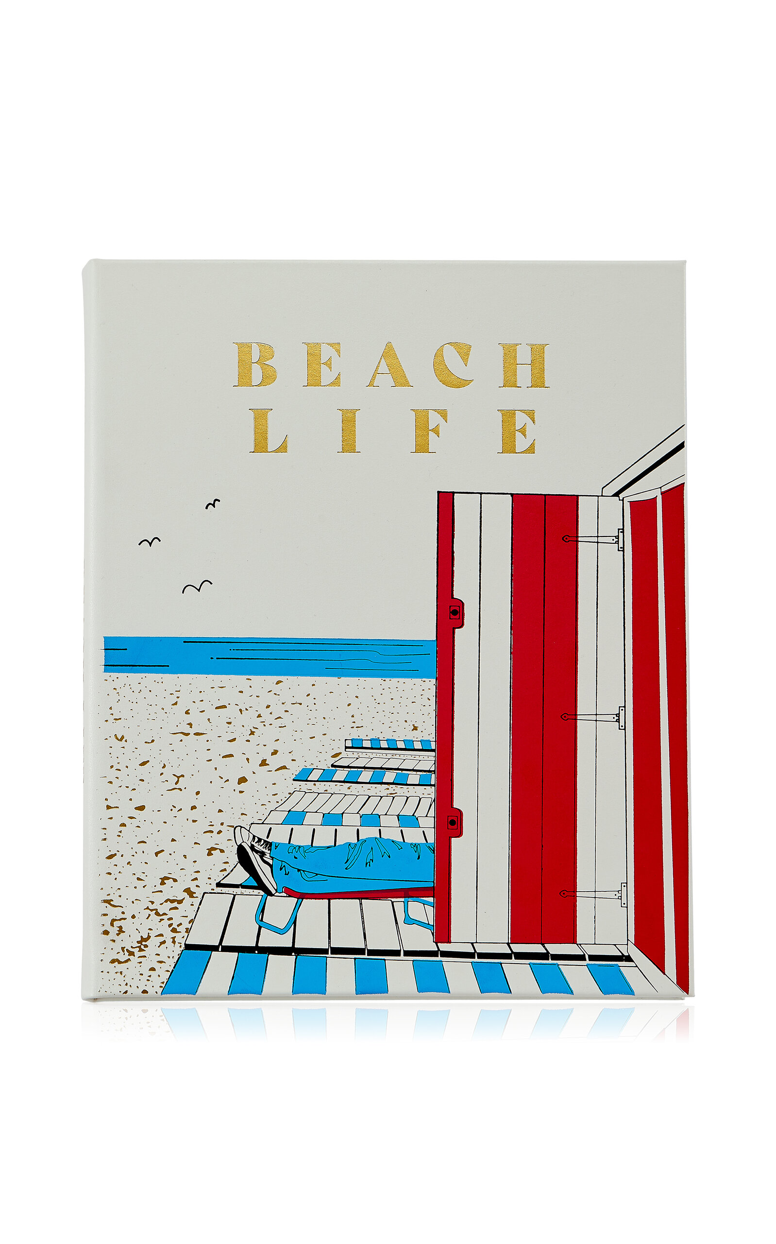 Graphic Image Beach Life Leather Hardcover Book - Multi