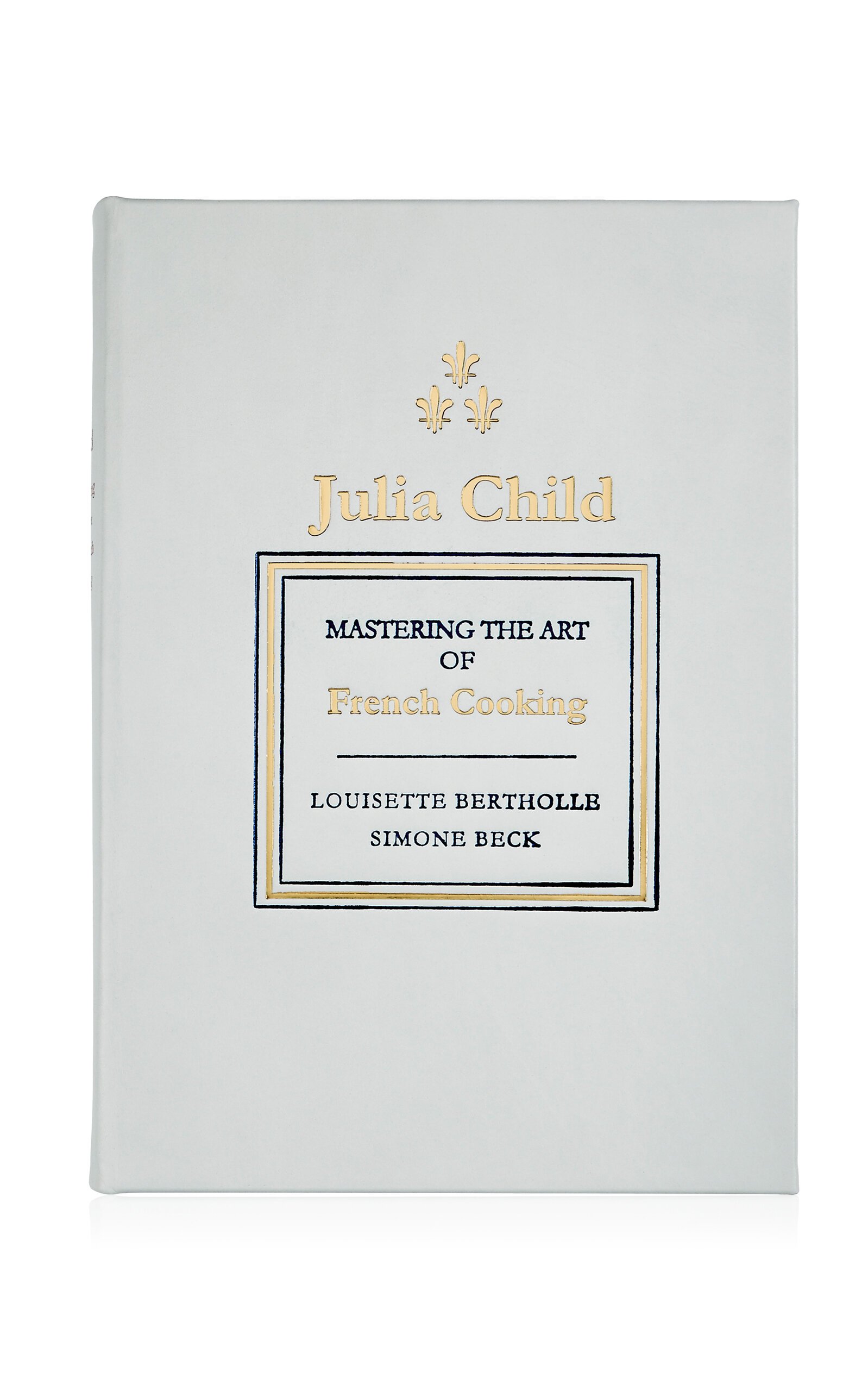 Graphic Image Julia Child Leather Hardcover Book - Silver