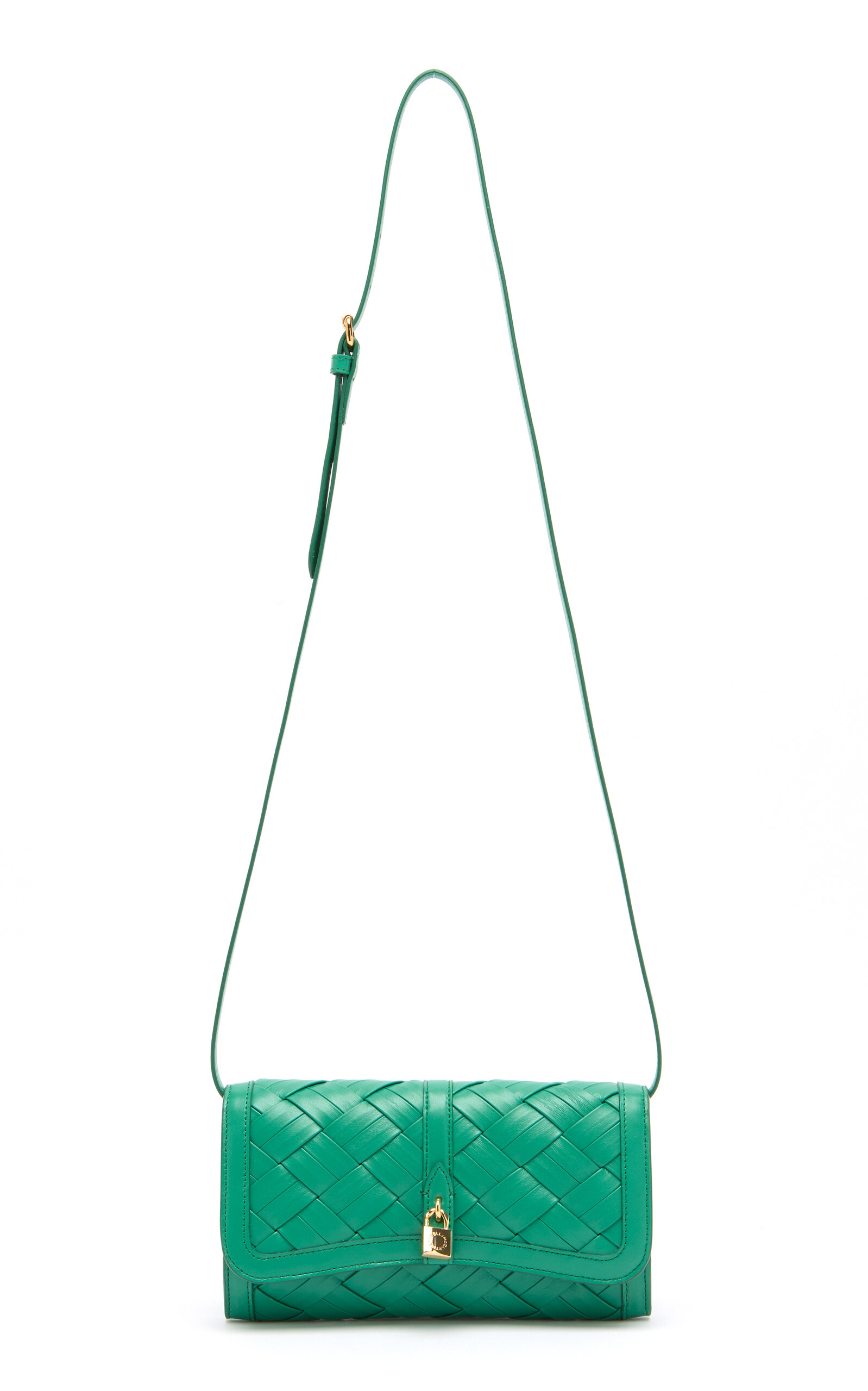 Stella McCartney Stella Ryder Wallet with Strap - Green - OS