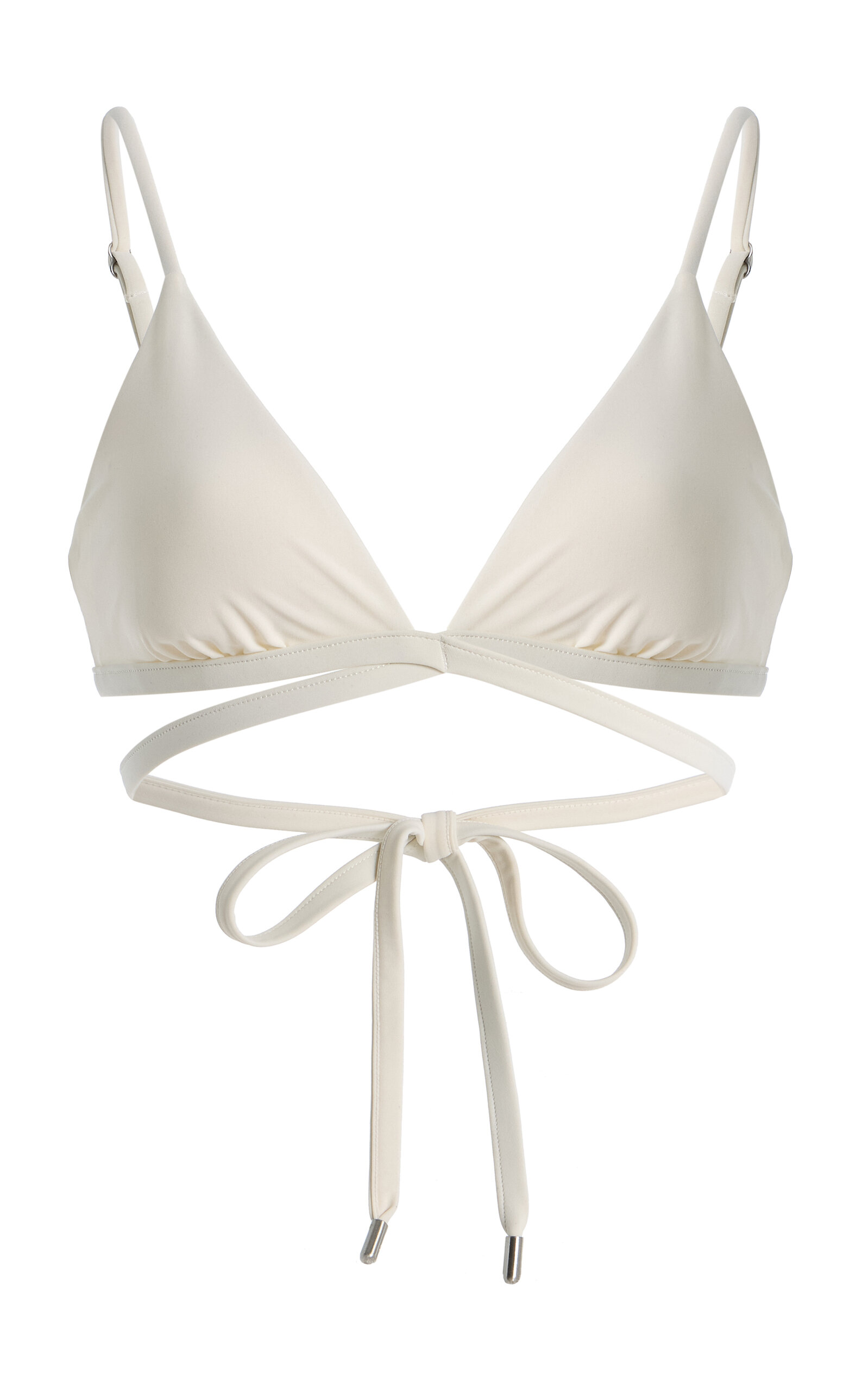 SIMKHAI Harlen Tie-Front Bikini Top - Moda Operandi