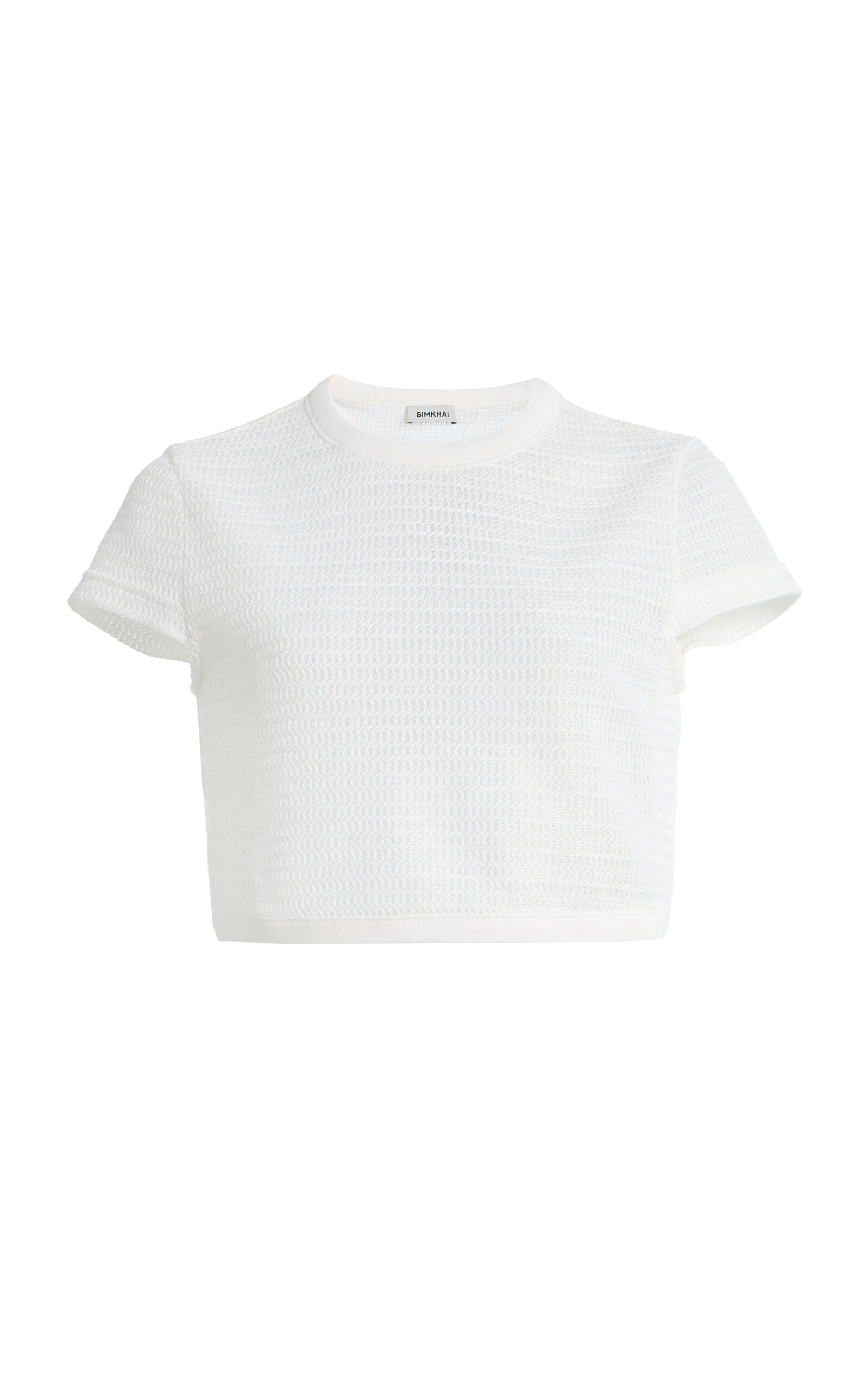 SIMKHAI Lidie Crocheted Crop Top