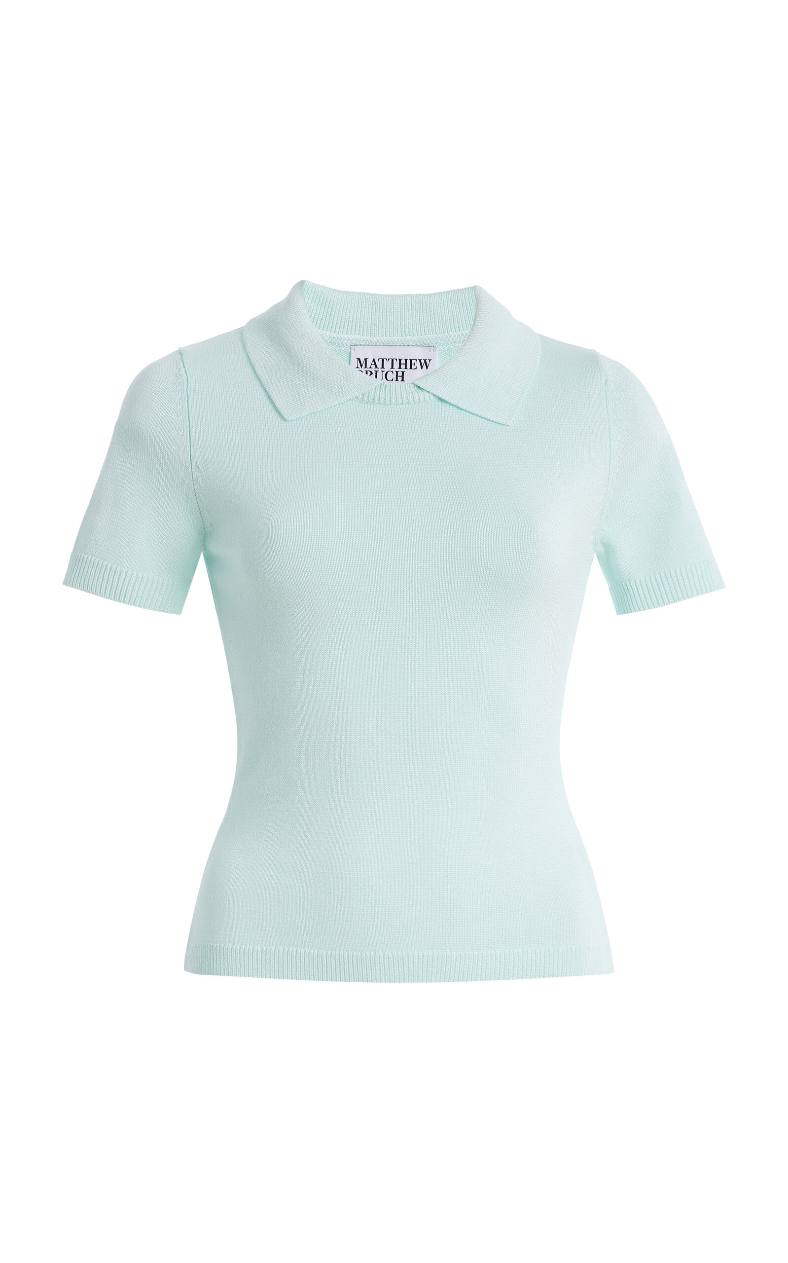 Matthew Bruch Collared Knit T-Shirt