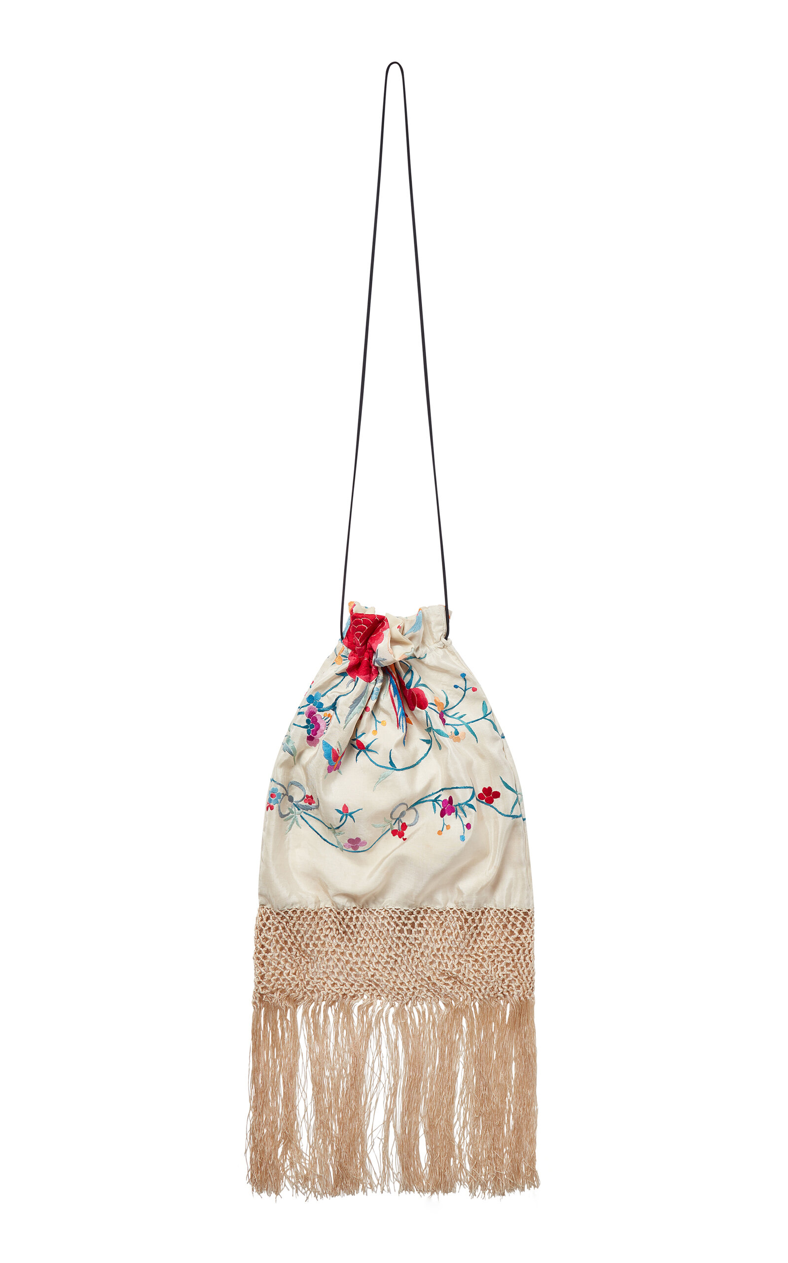 Conner Ives Large Reconstituted Piano Shawl Silk Bag