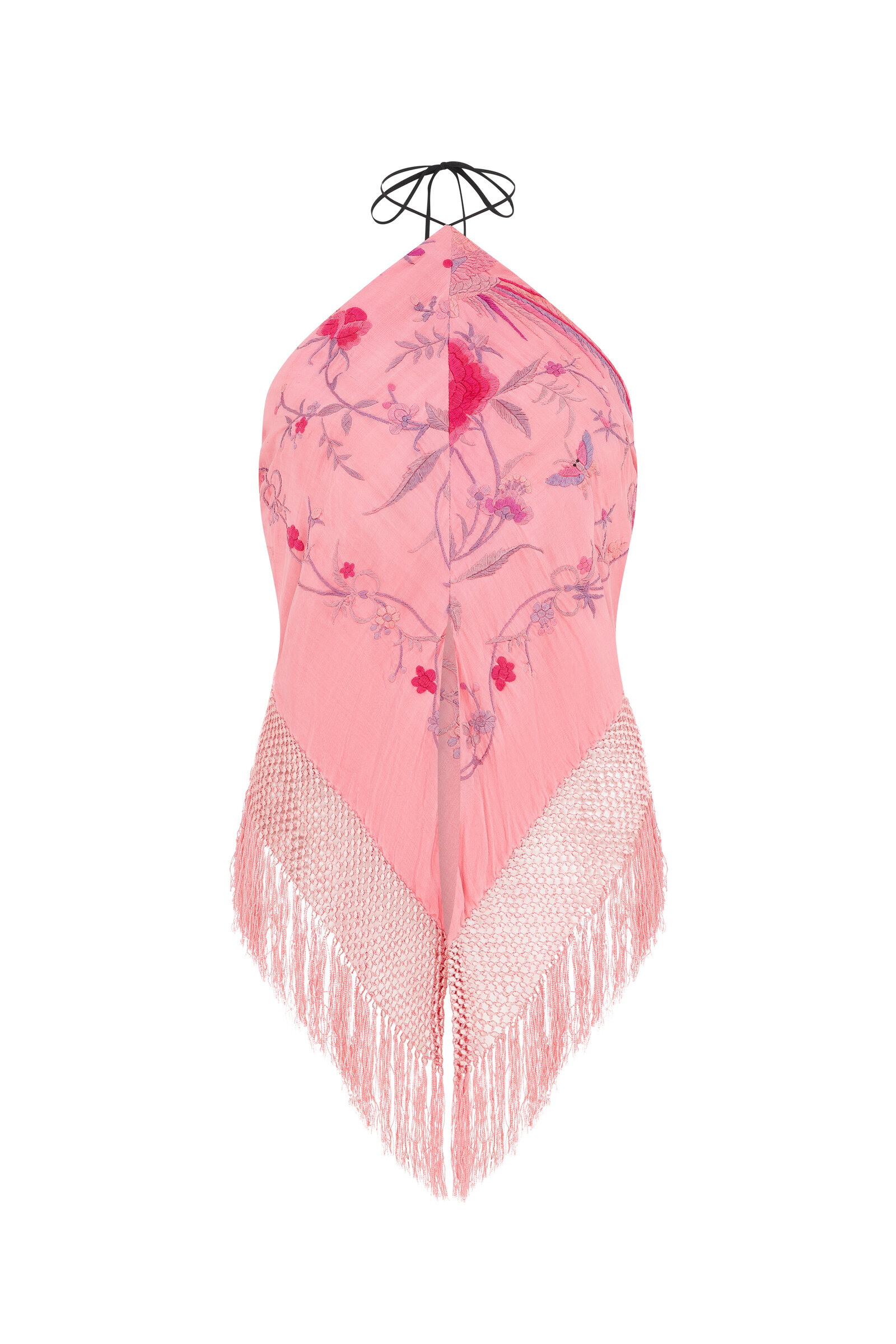 Conner Ives Silk Piano Shawl Top - Moda Operandi