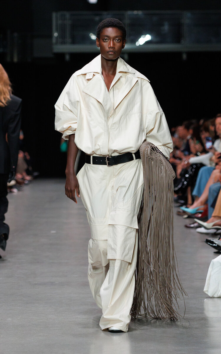 Stella McCartney Pocket-Detailed Washed-Cotton Wide-Leg Cargo Pants - Ivory