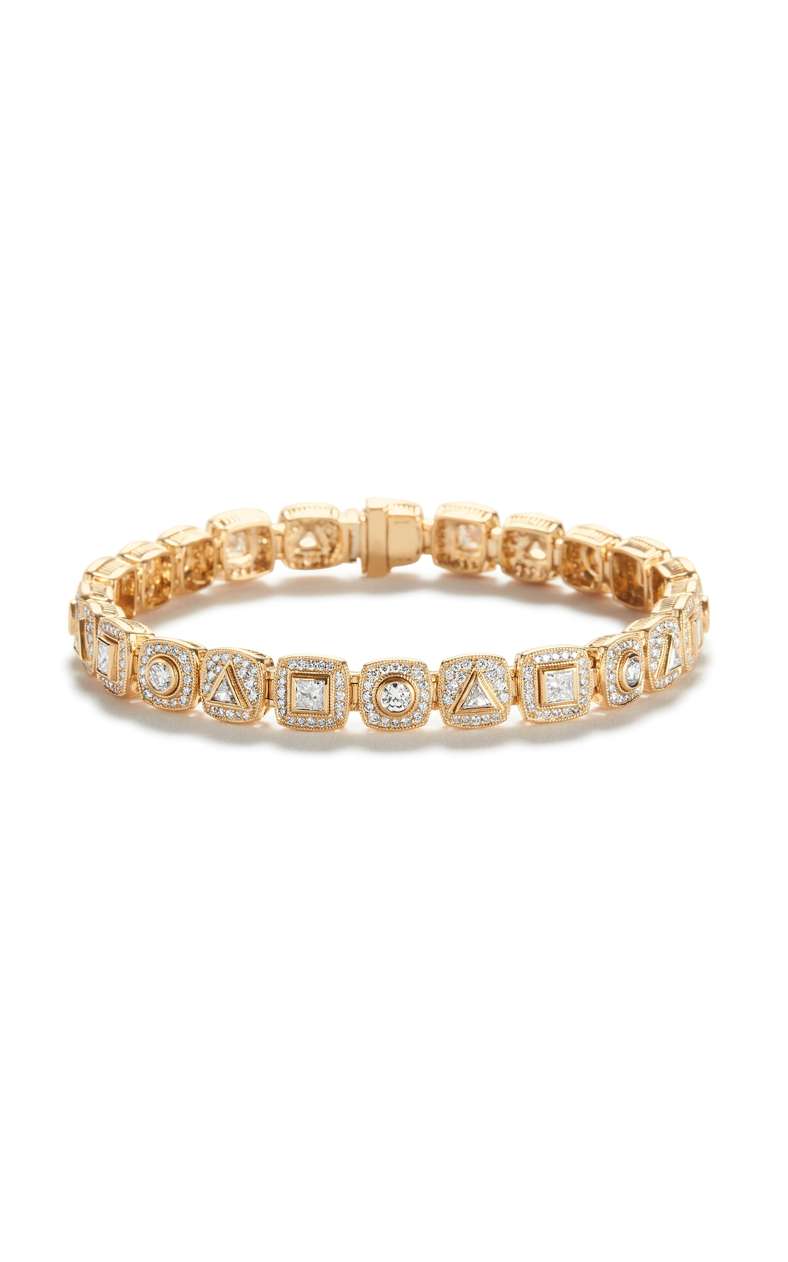 Gwen Beloti 18kt Yellow Gold Woven Essentia In Gold