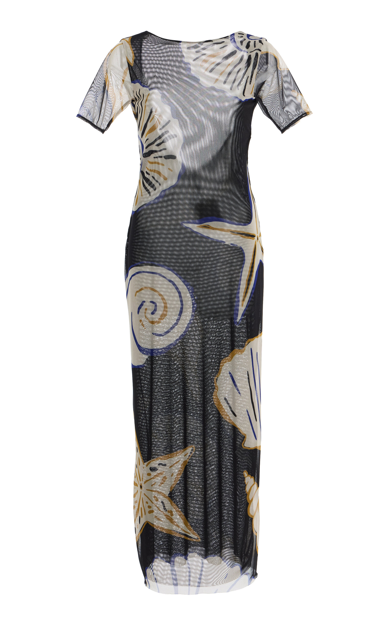 Cala de la Cruz Ava Stretch-Knit Midi Dress
