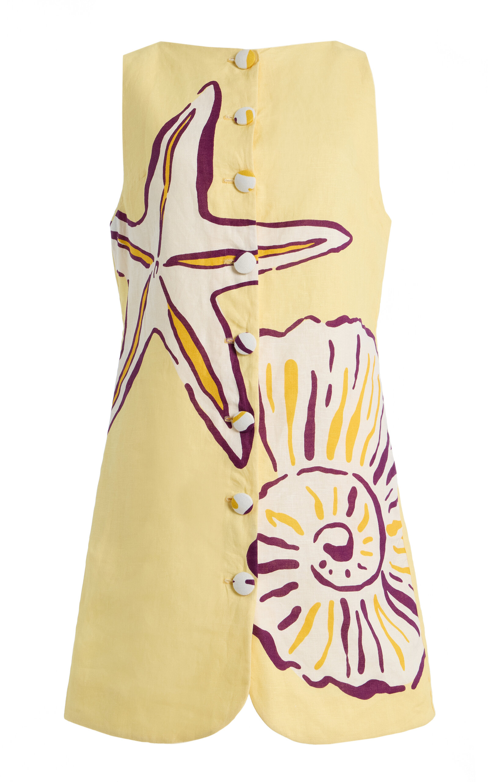 Cala de la Cruz Rhoda Linen Dress