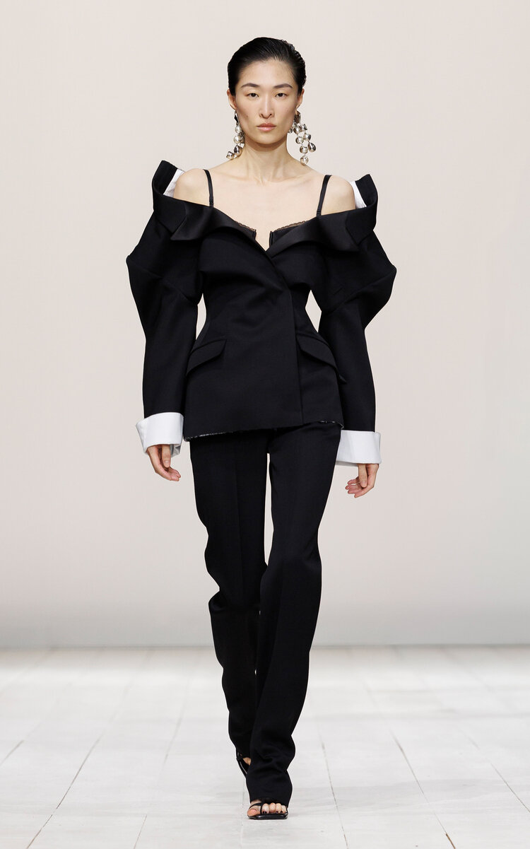 Givenchy Low-rise Piece-dyed Wool Mohair Skinny-leg Pants In Black