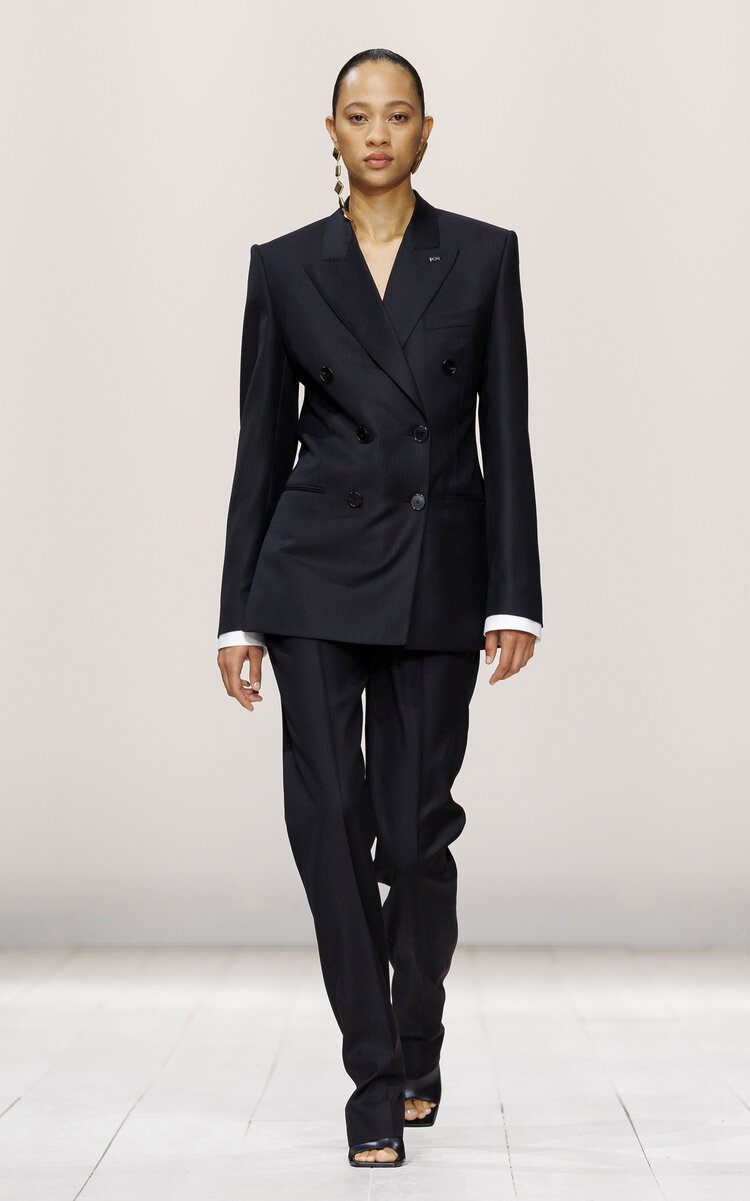 Givenchy Low-rise Pinstriped Wool Skinny-leg Pants In Gray