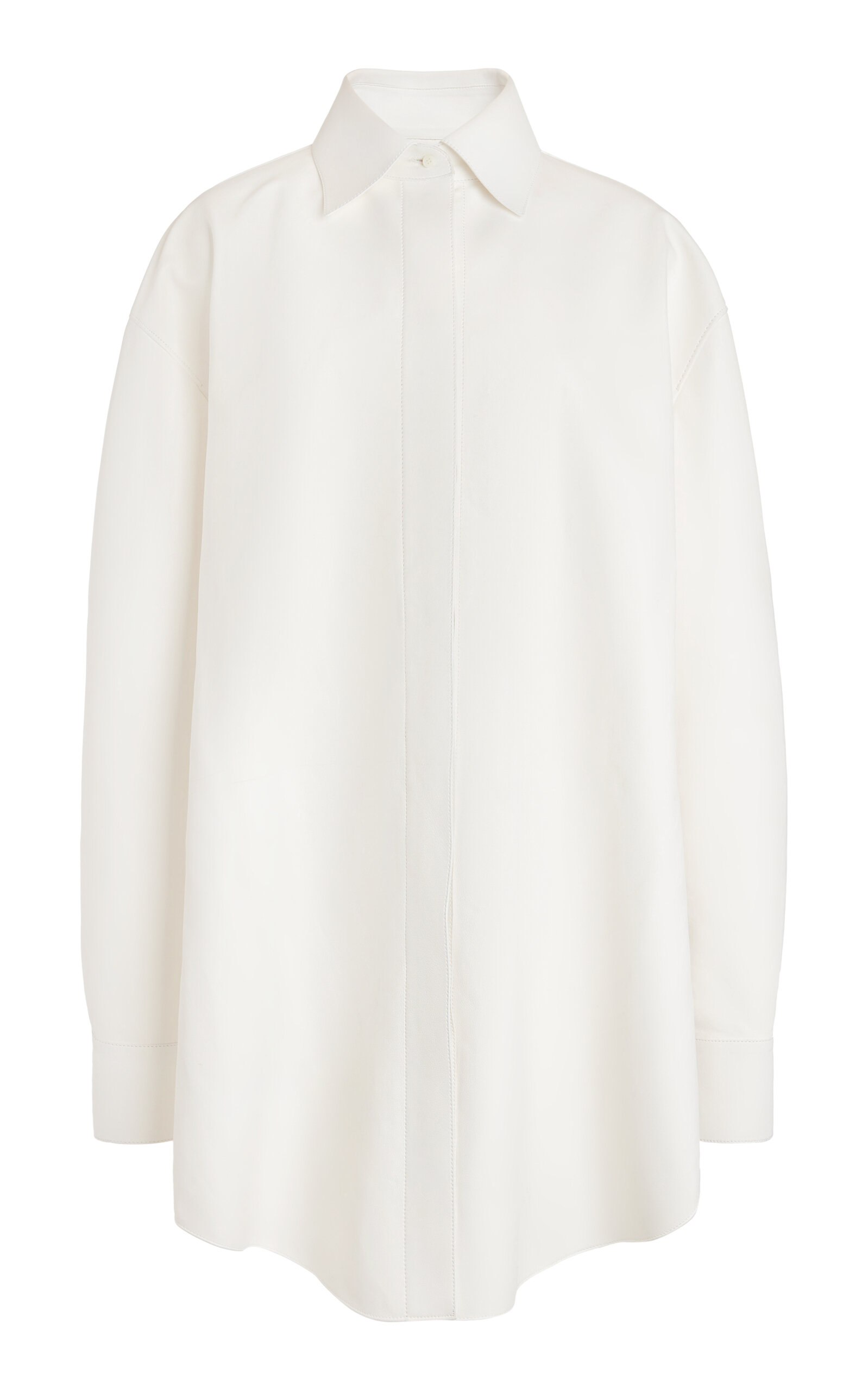 Givenchy Knotted Leather Shirt