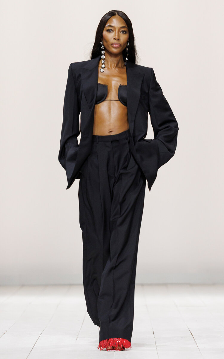 Givenchy Double-pleat Piece-dyed Wool Mohair Wide-leg Pants In Multi