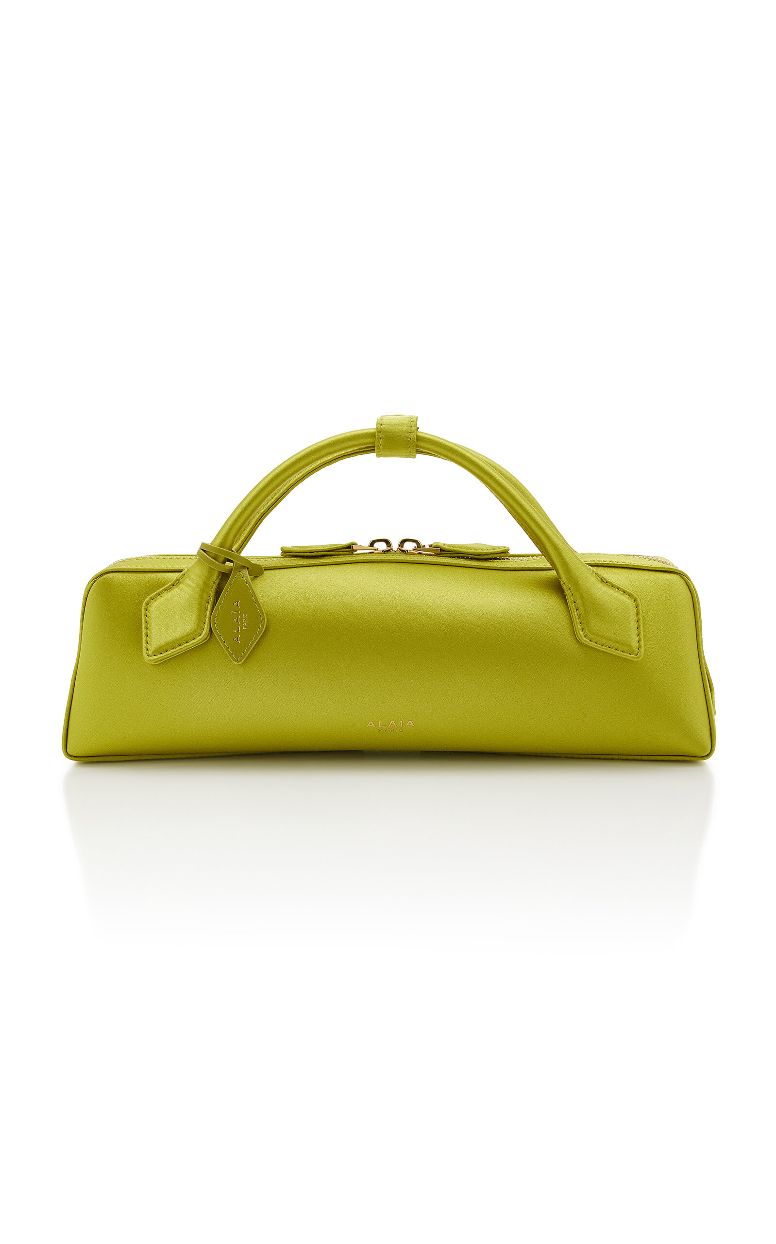 ALAÏA Le Teckel Satin Clutch