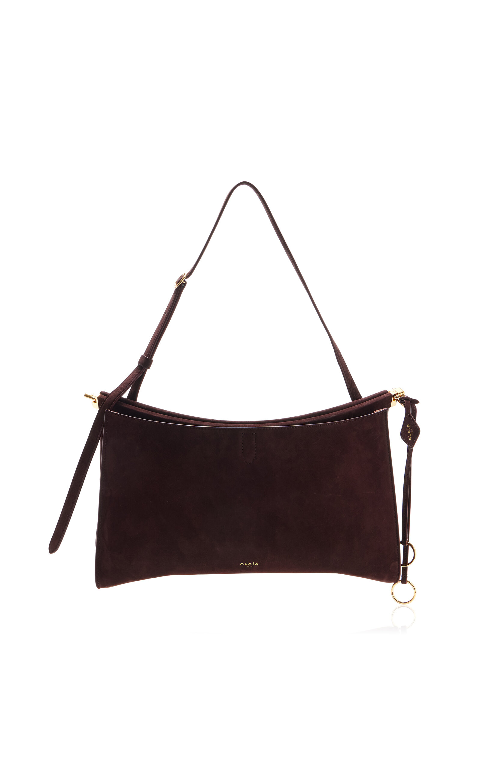 ALAÏA Le Click Pocket 35 Suede Bag