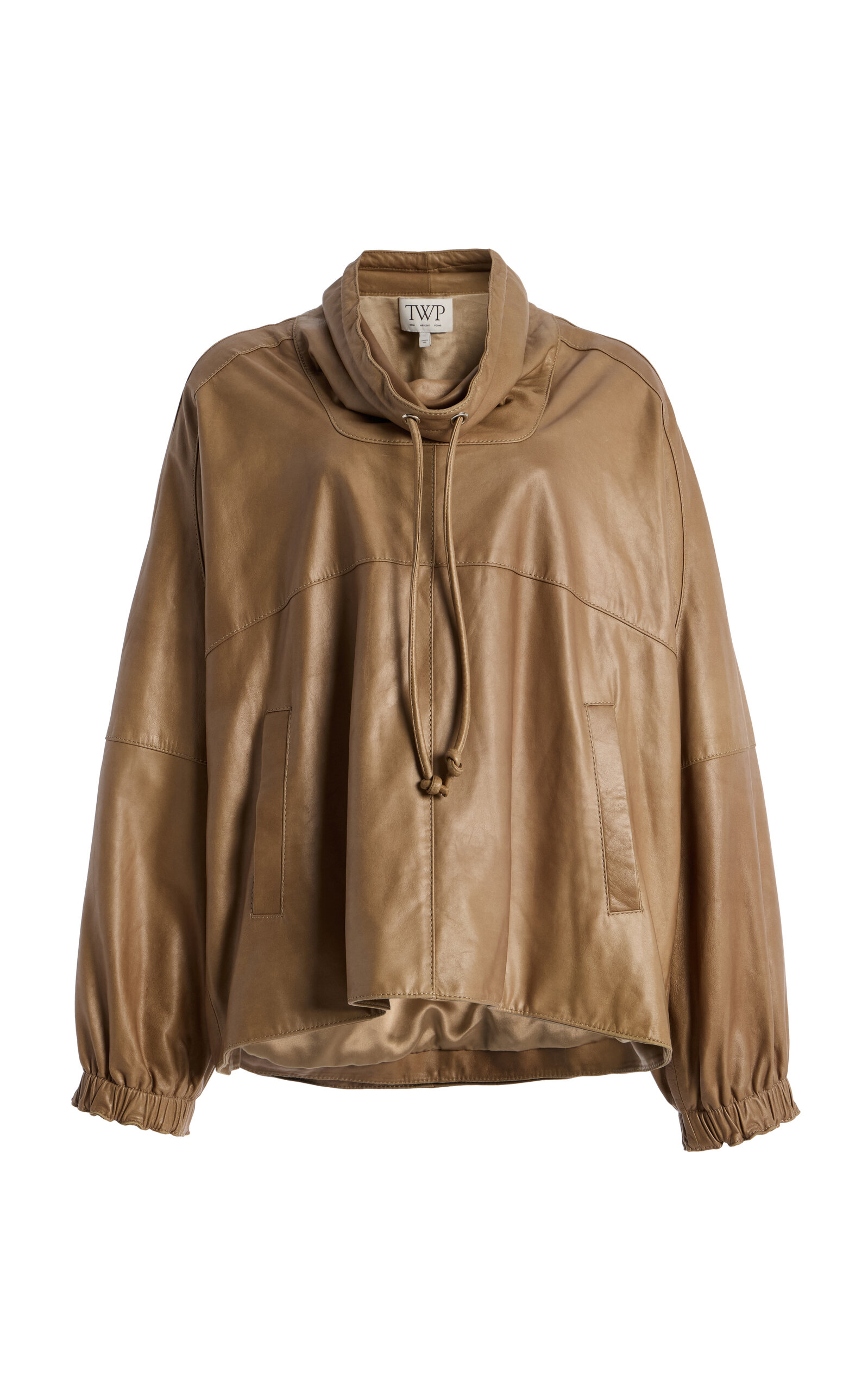 TWP Pull Me Over Leather Sweater