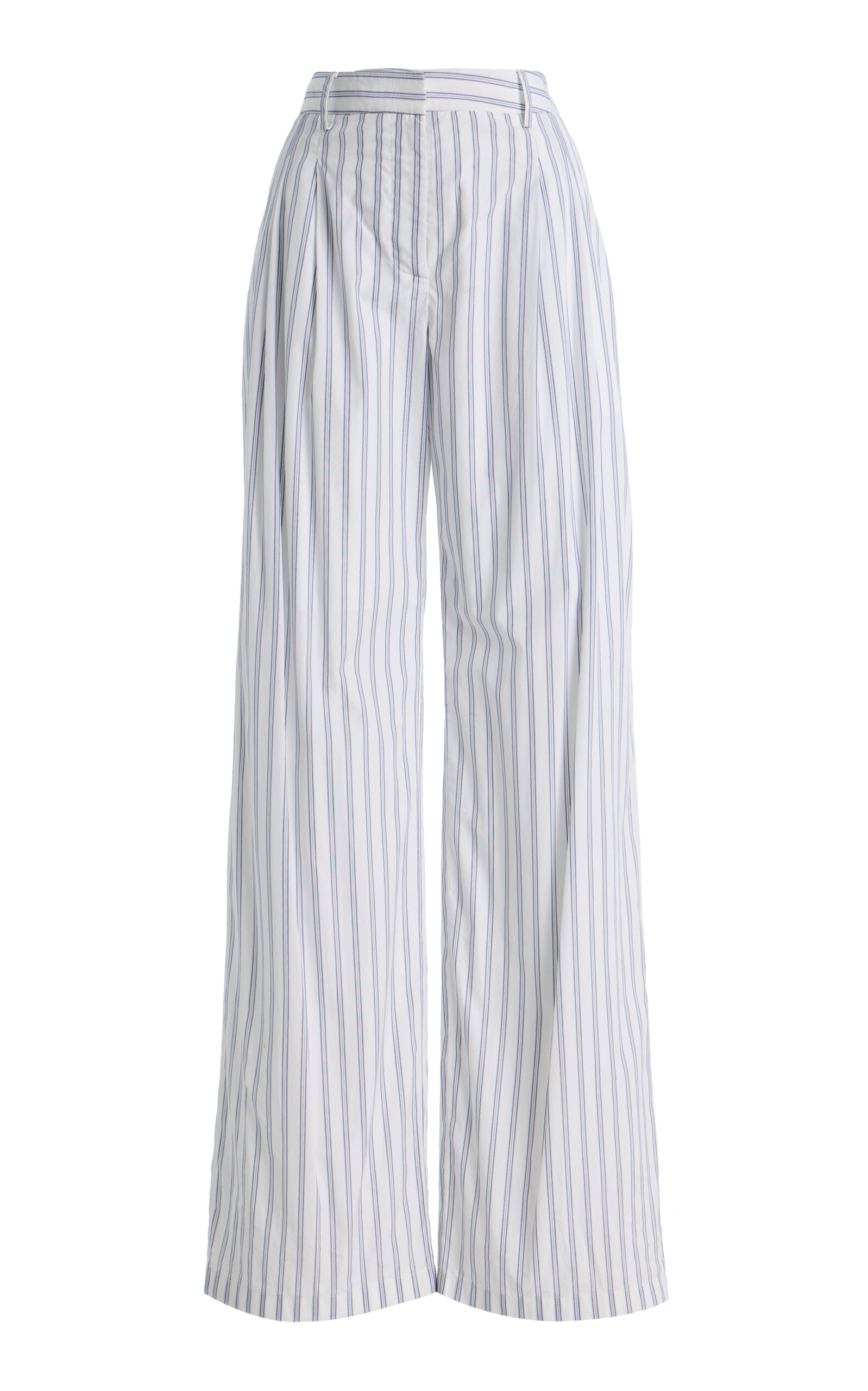 TWP Sulli Mid-Rise Cotton Wide-Leg Pants