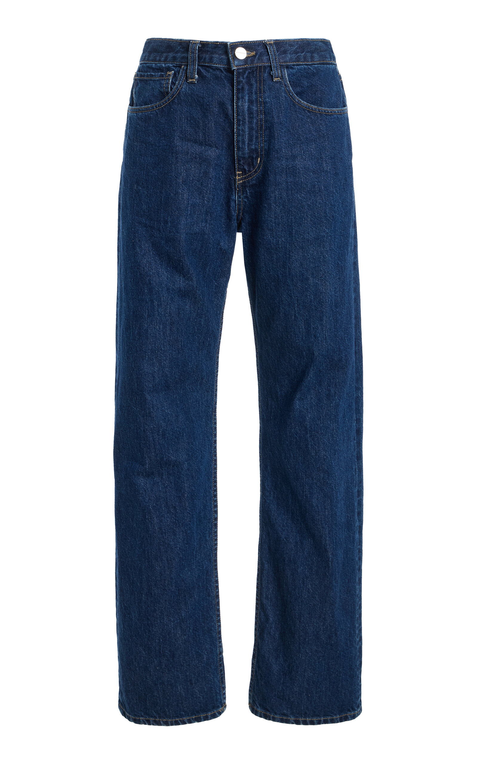 TWP Kent St Rigid Mid-Rise Straight-Leg Jeans