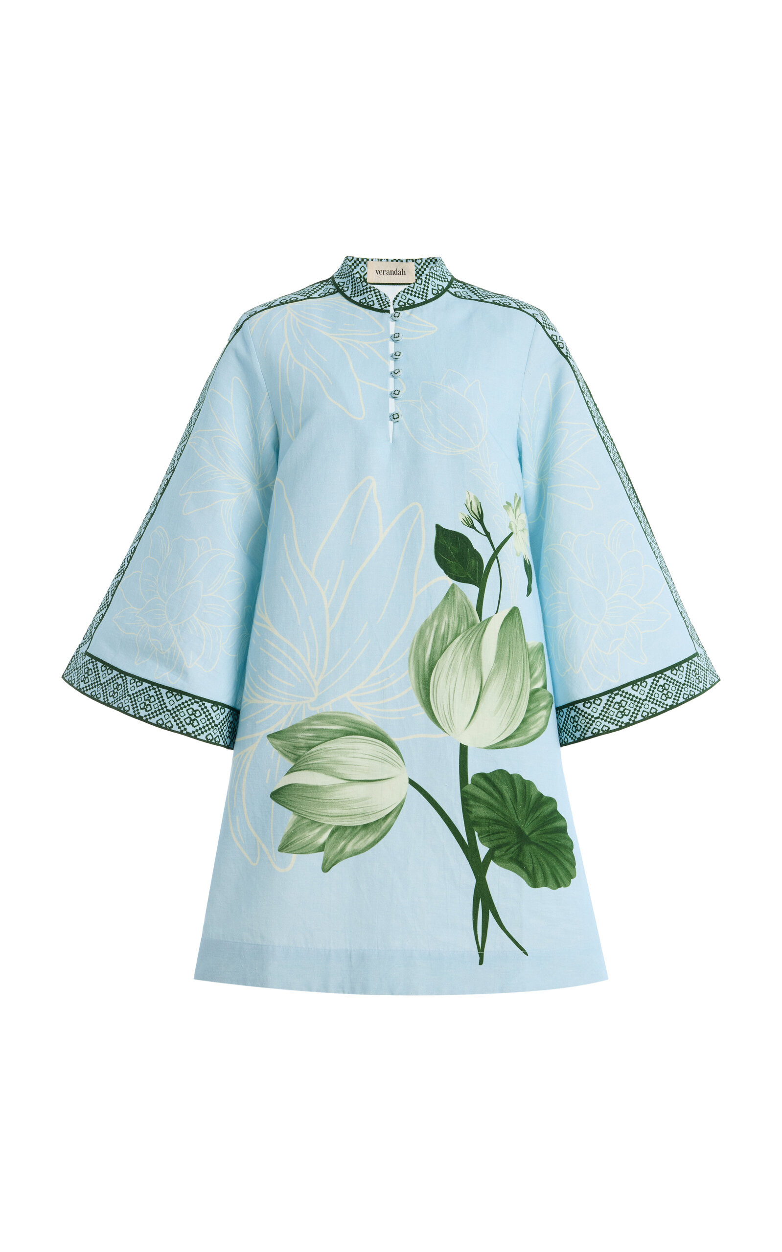 VERANDAH Anj Cotton Mini Dress - Moda Operandi