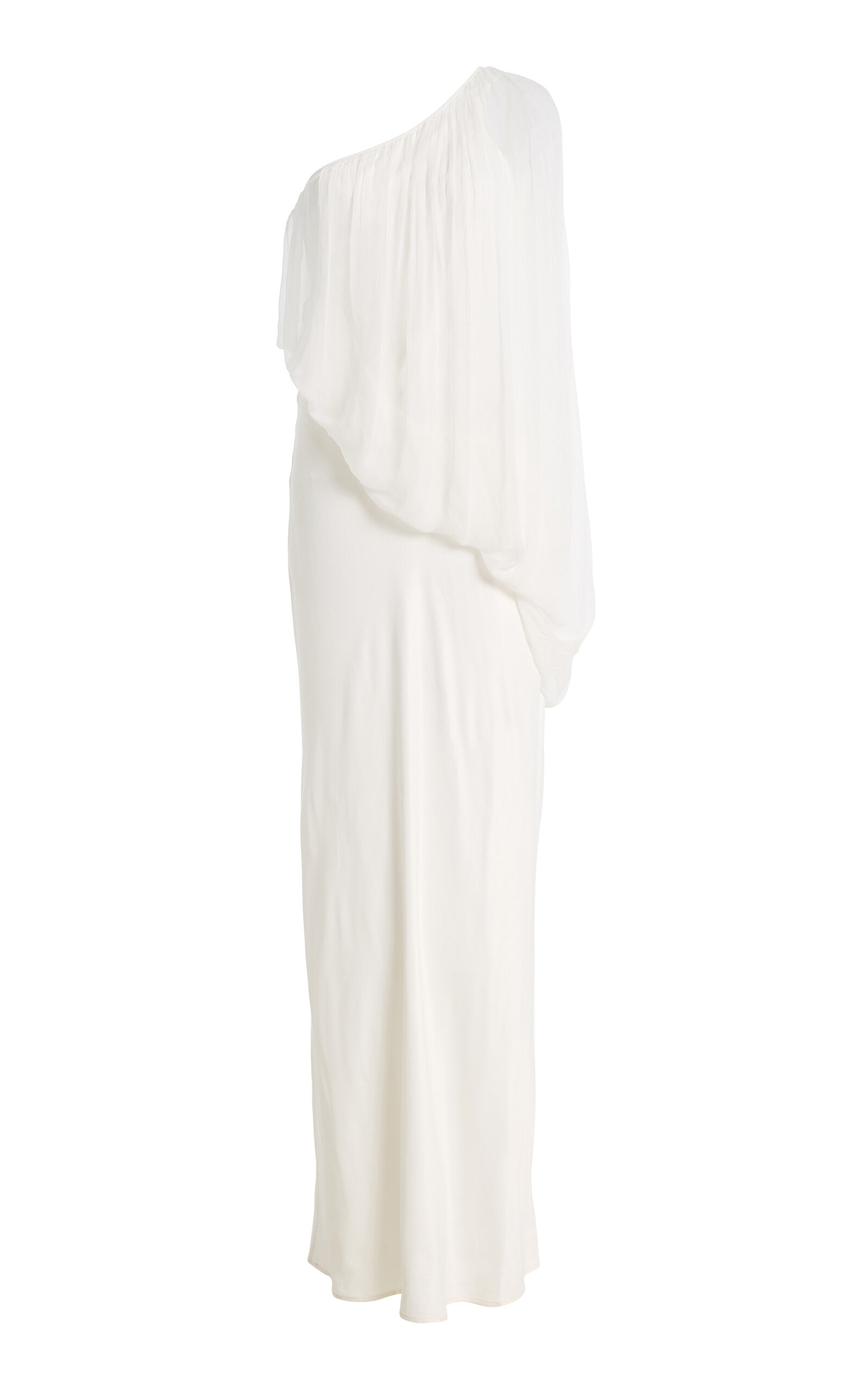 Third Form Solstice One-Shoulder Chiffon Maxi Dress