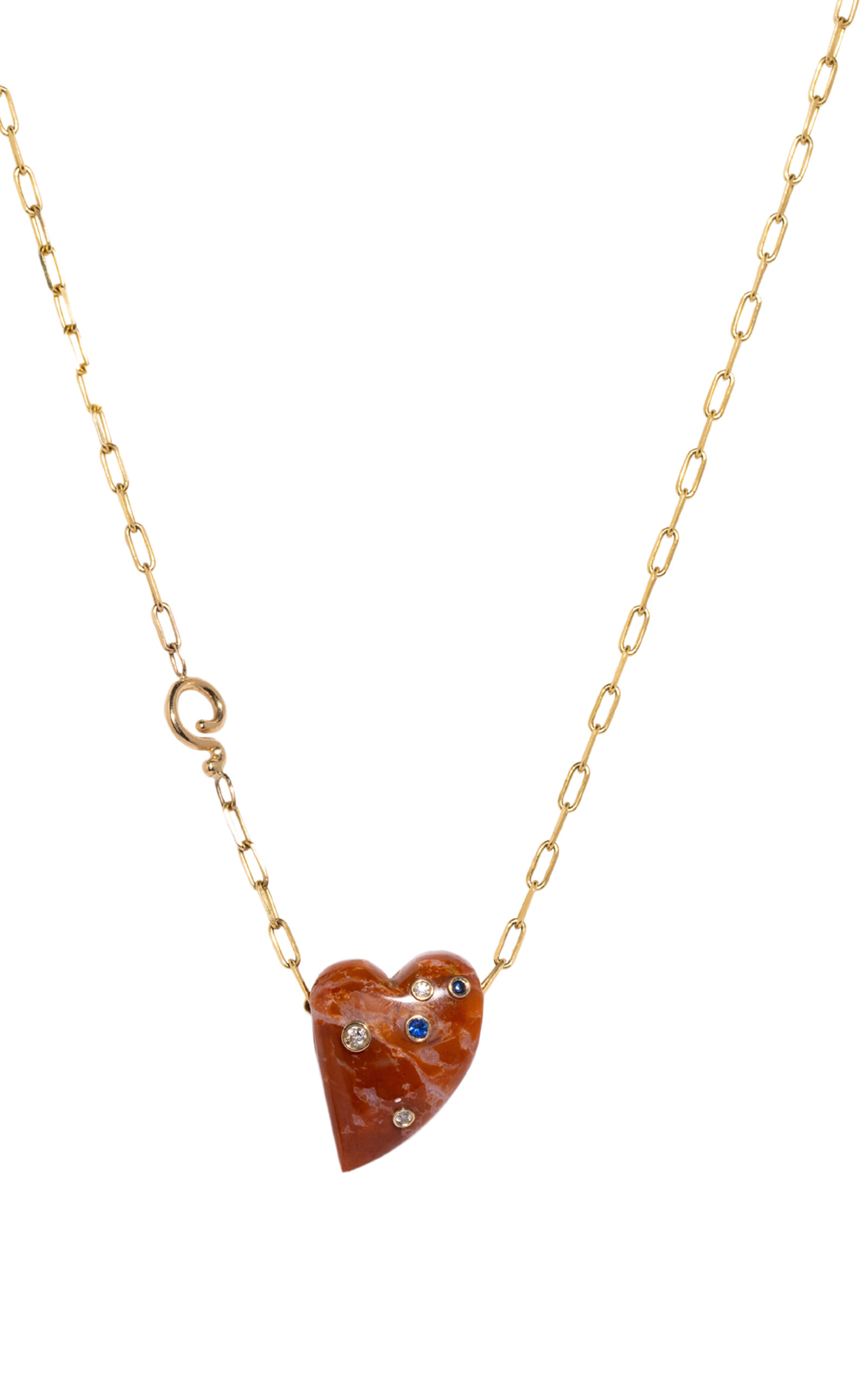 Bleecker & Prince - Passion 14K Gold Jasper; Multi-Gem Charm - Red - OS - Moda Operandi - Gifts For Her