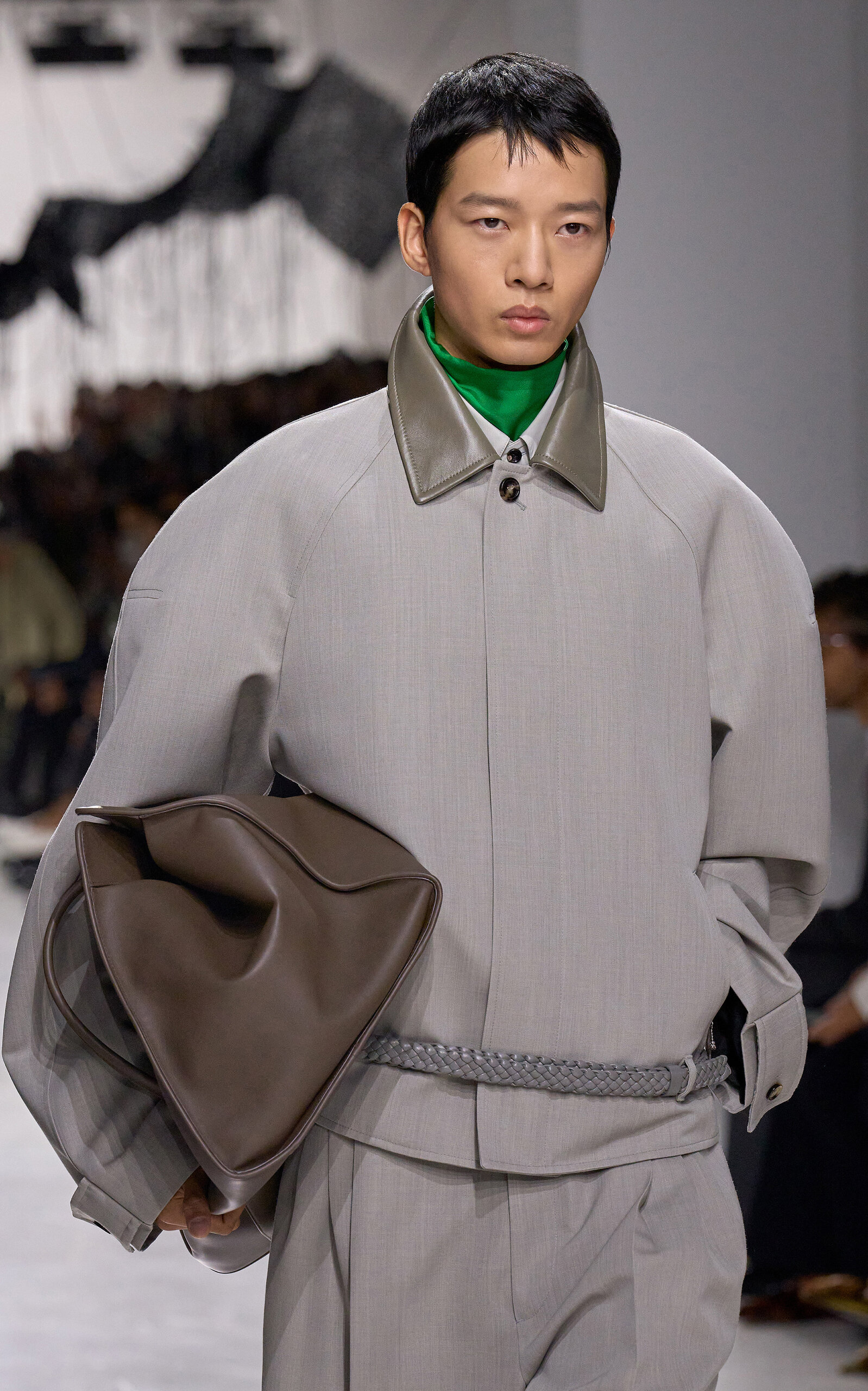 Bottega Veneta Maxi Cabas Bag - Khaki - OS