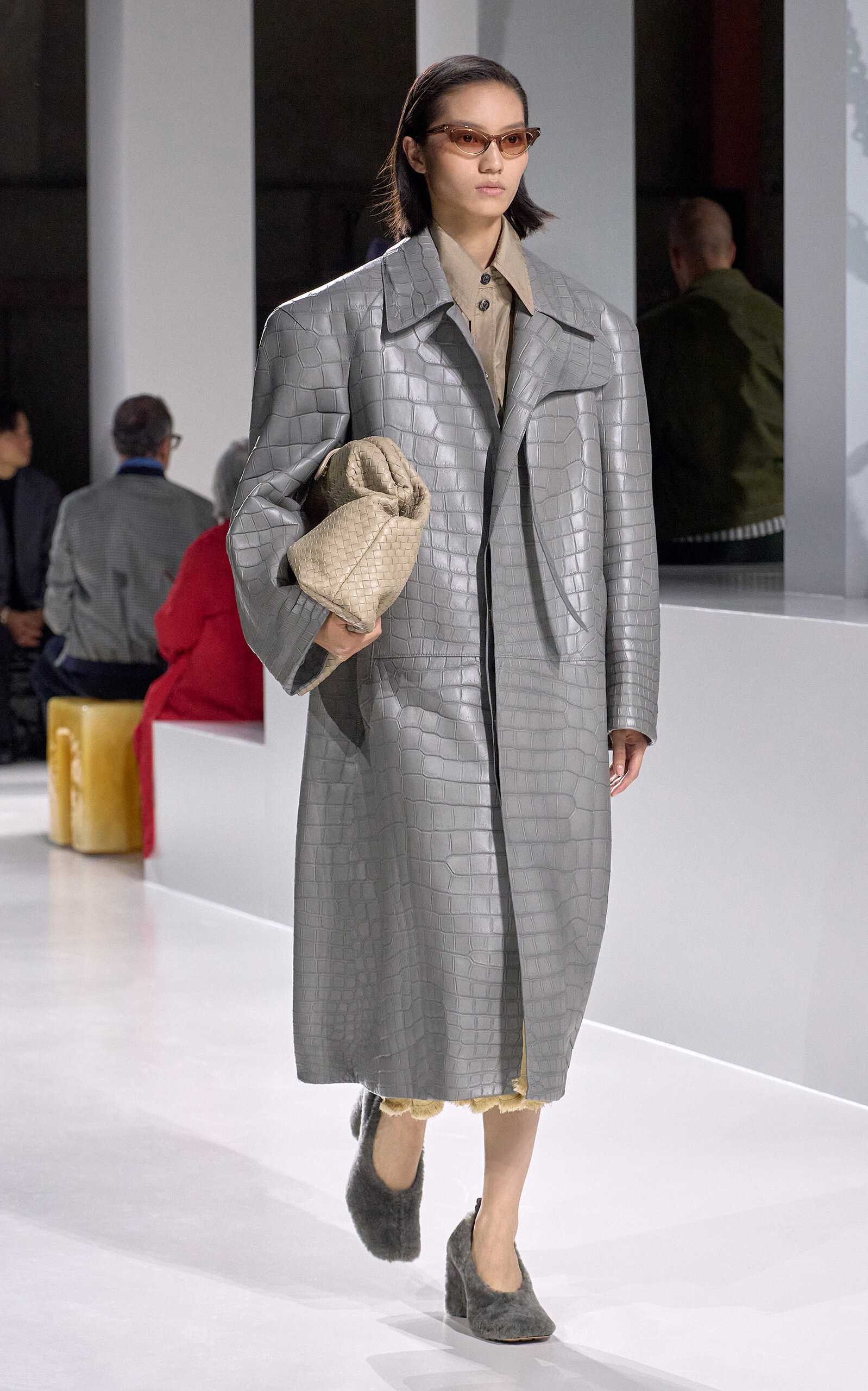 Bottega Veneta Lauren 1980 N/S Intrecciato Clutch - Neutral - OS