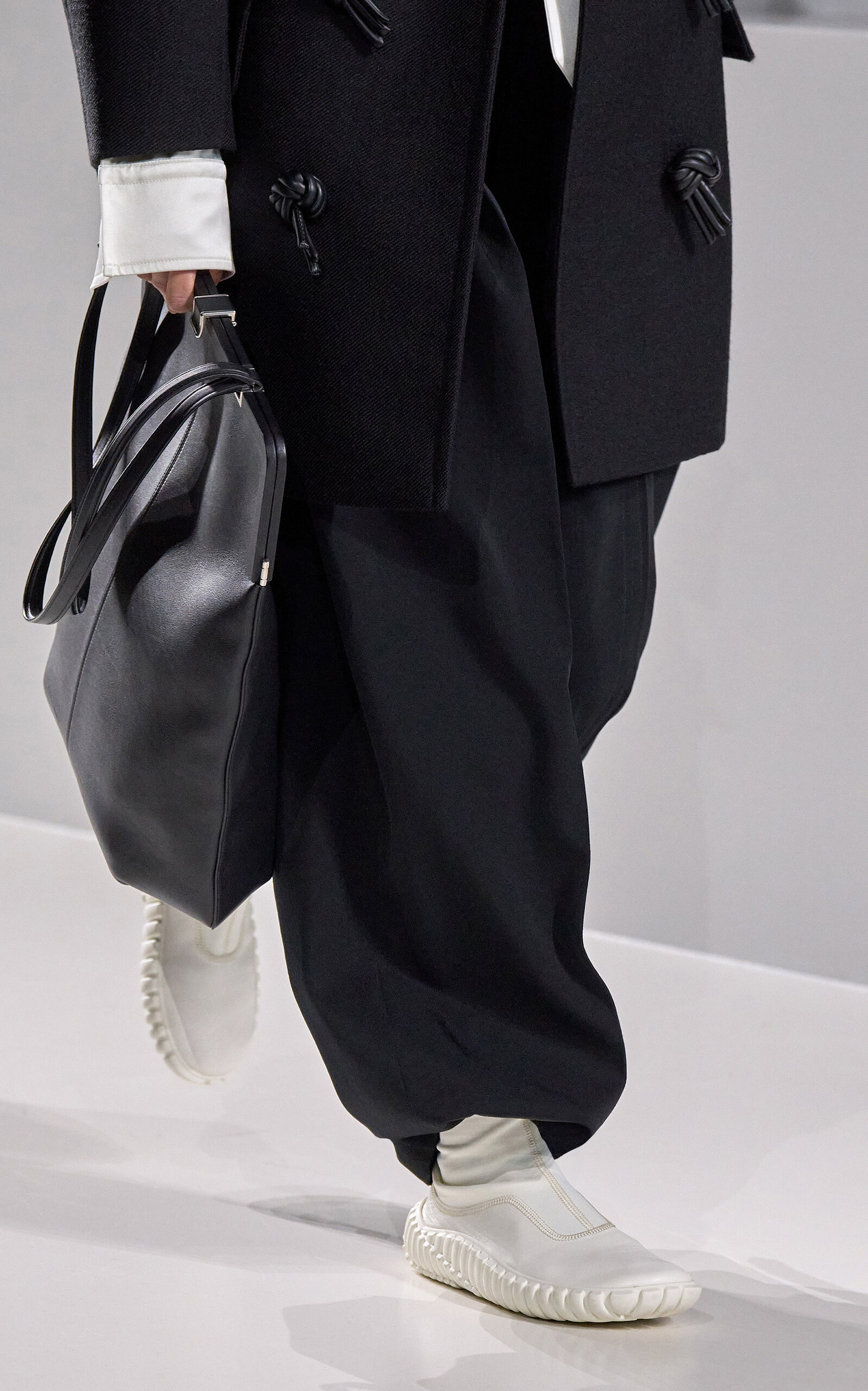 Bottega Veneta Tide High Top Sneaker In White