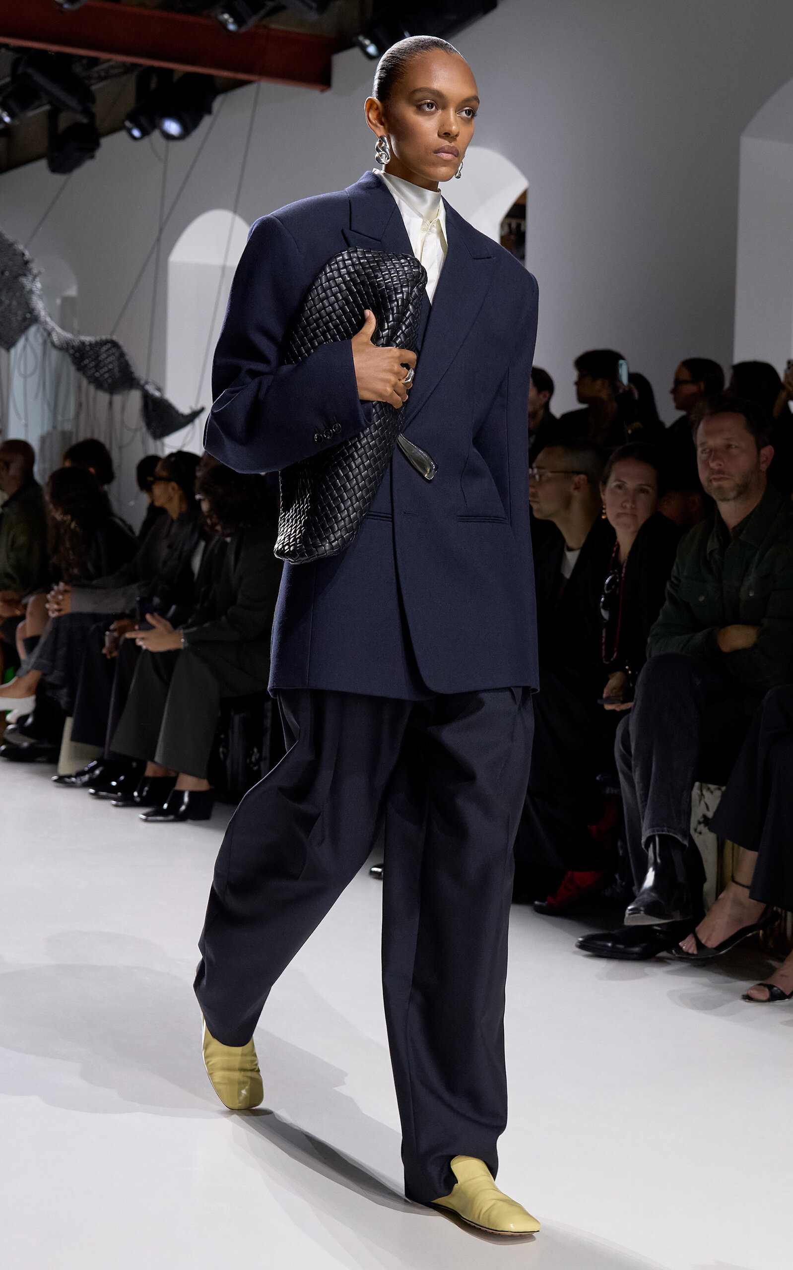 Bottega Veneta Babila Flat Slipper - Yellow