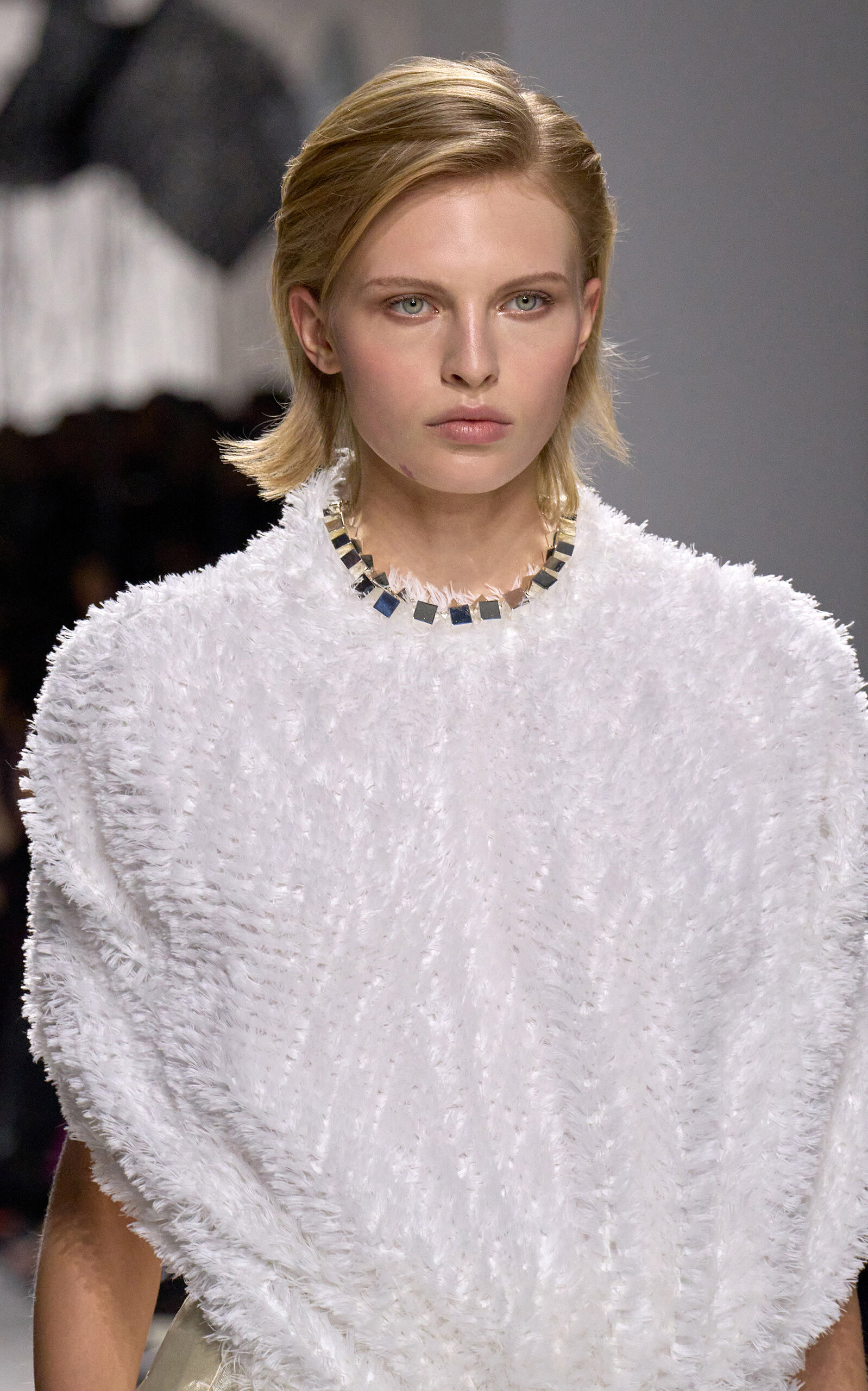 Bottega Veneta Sterling Silver Necklace In Gold