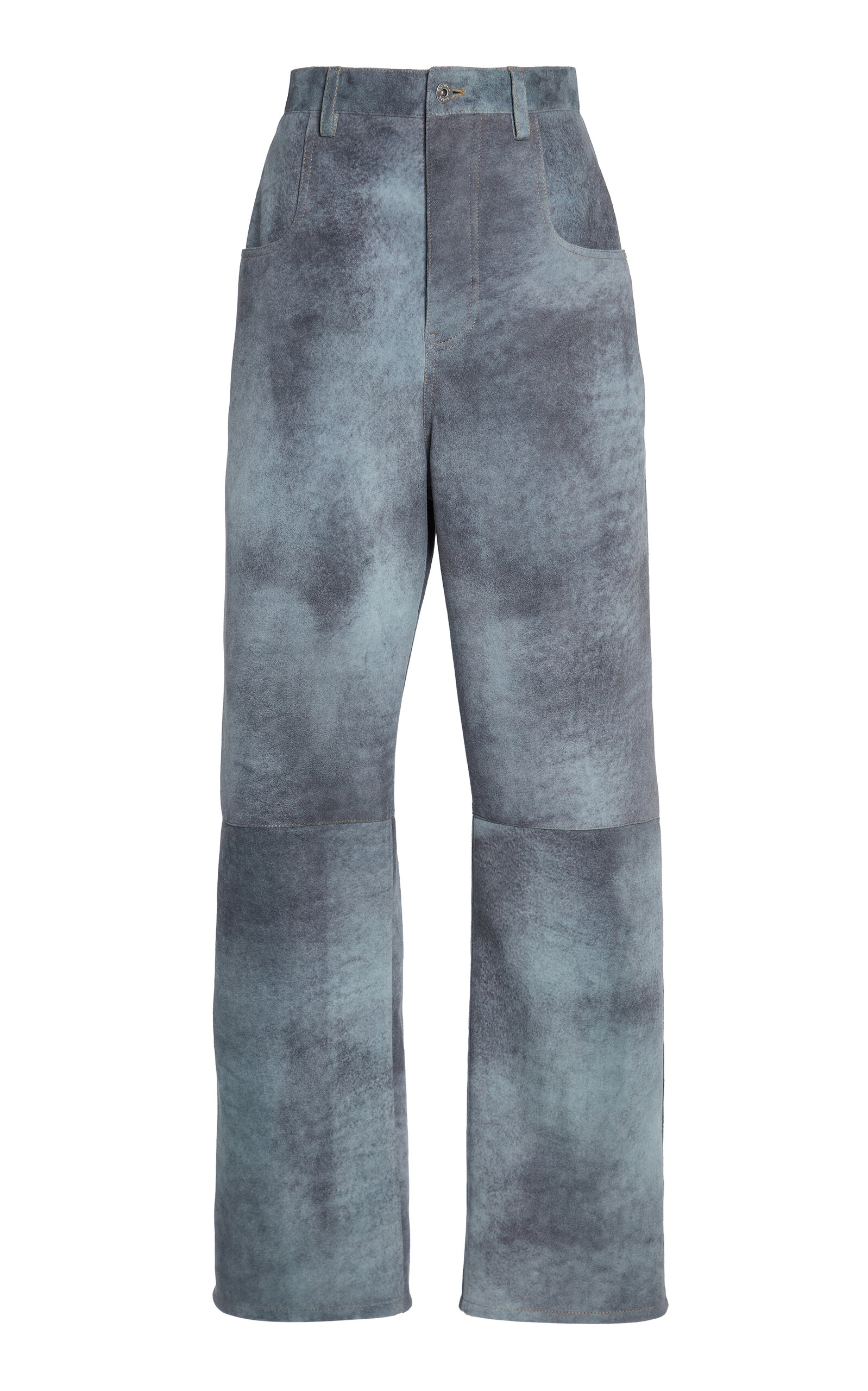 Bottega Veneta Relaxed Suede Wide-Leg Pants