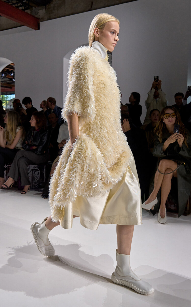 Bottega Veneta Washed Cotton Twill Wide-Leg Culotte Shorts - Off-White