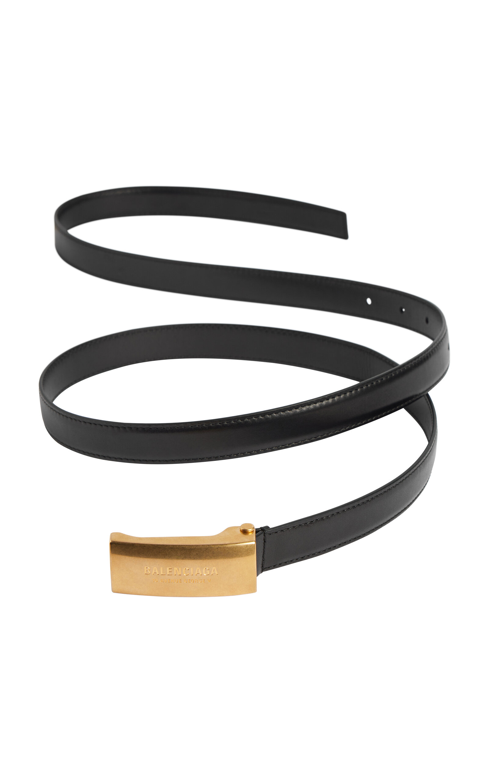 Balenciaga Mail Belt - Black - 70 cm