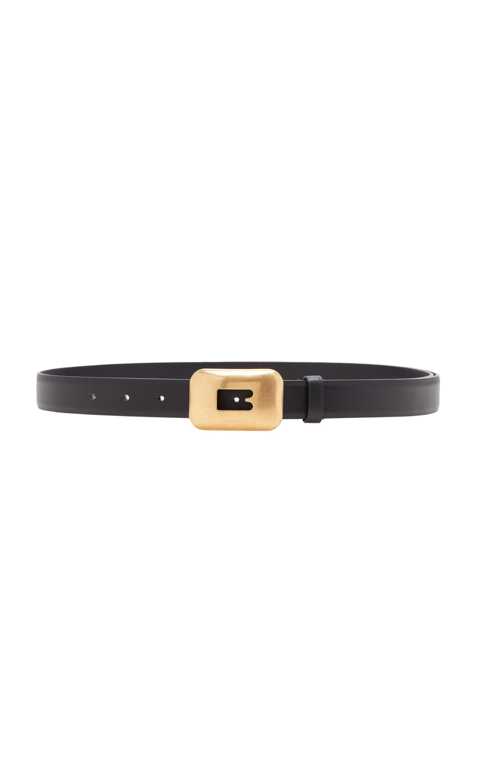 Balenciaga Clicca Leather Belt