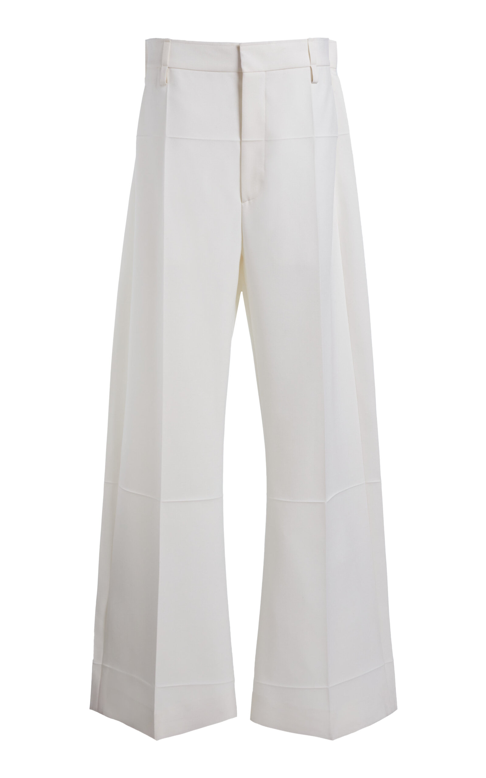 Victoria Beckham Oversized Straight-leg Trousers In White