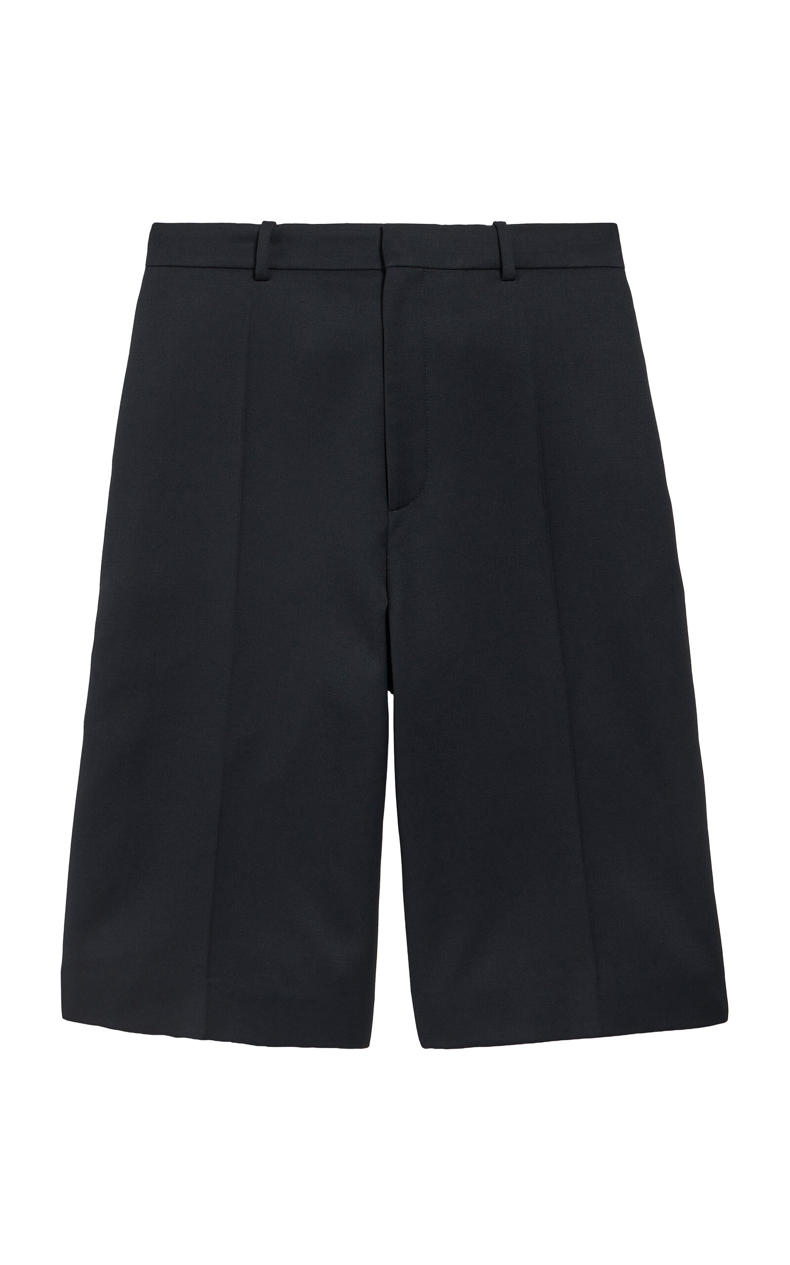 Balenciaga Wool-blend Tailoring Bermuda Shorts In Black