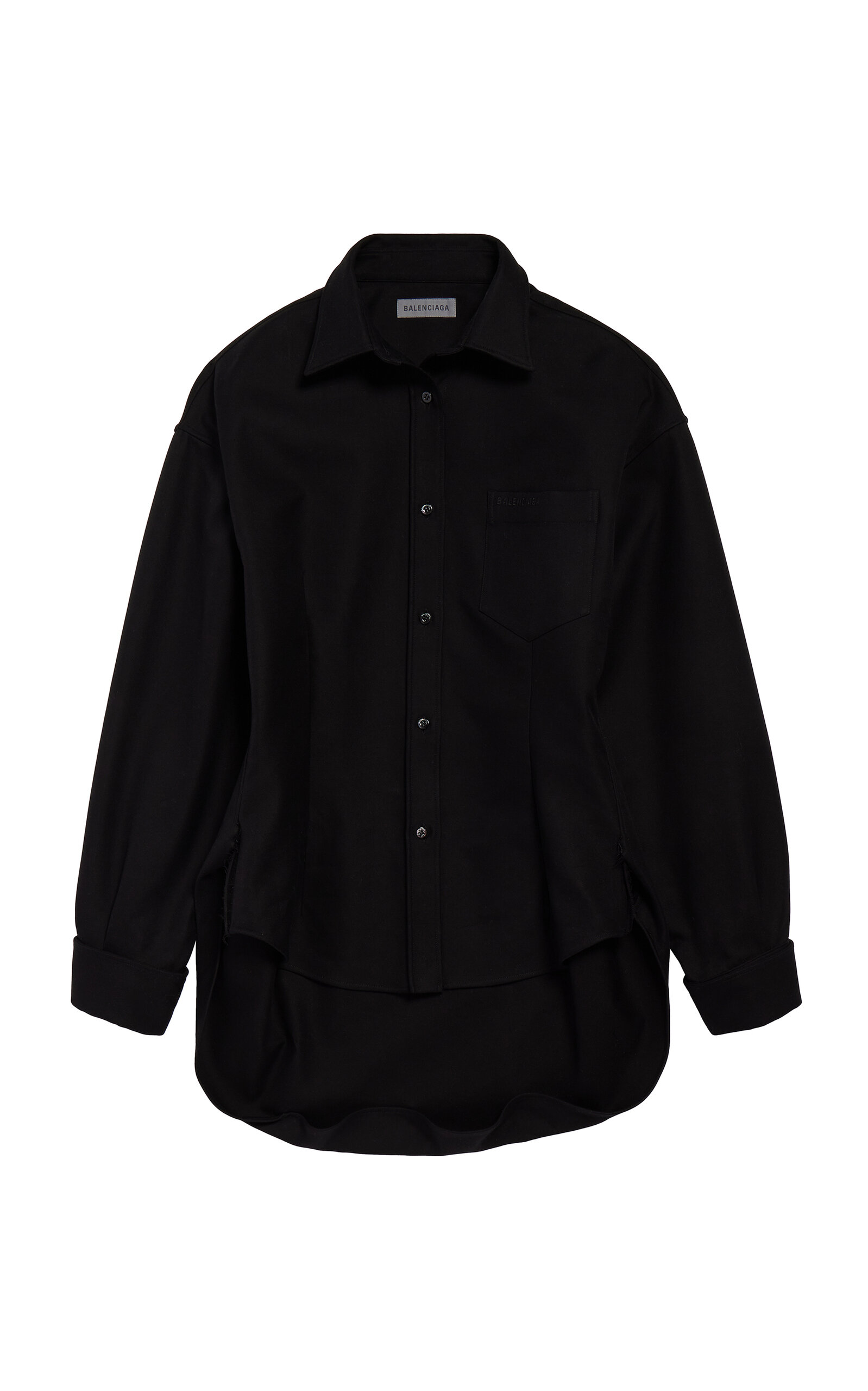 Balenciaga Classic Cotton Shirt - Black